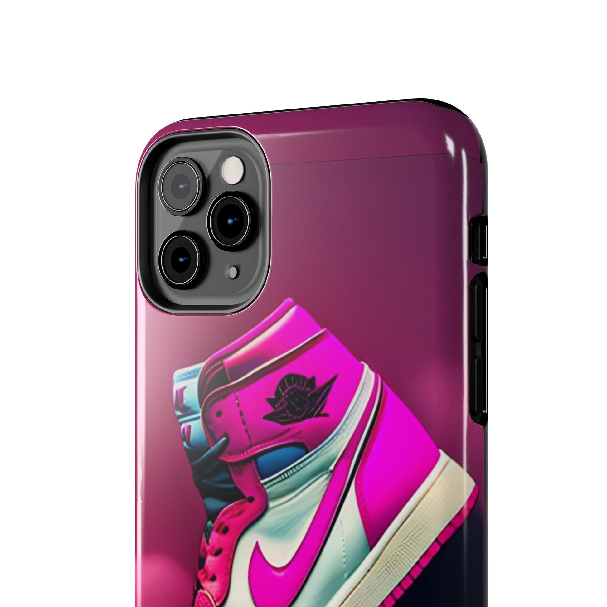 Pink Jordan Sneakers Phone Cases for iPhones & Samsung Phones