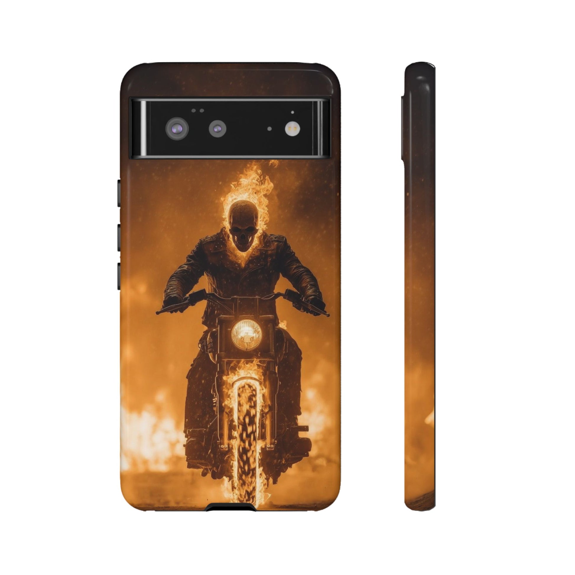 Marvel's Ghostrider Tough Cases for iPhones, Samsung, and Pixel