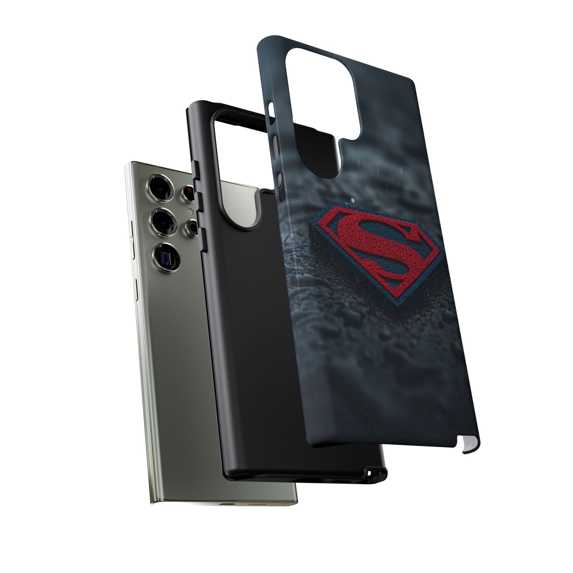 Superman Logo Tough Cases for iPhones, Samsung, and Pixel