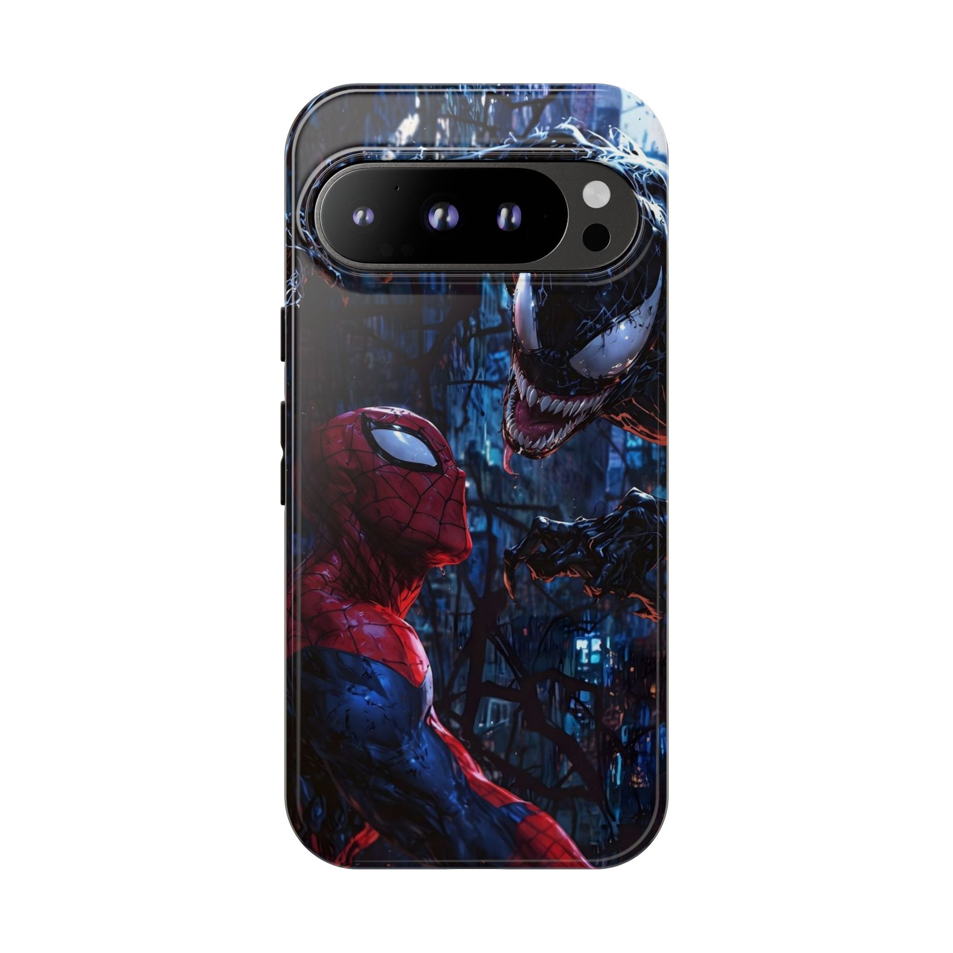 Venom x Spiderman Phone Case, Tough Cases for iPhones, Samsung, and Pixel