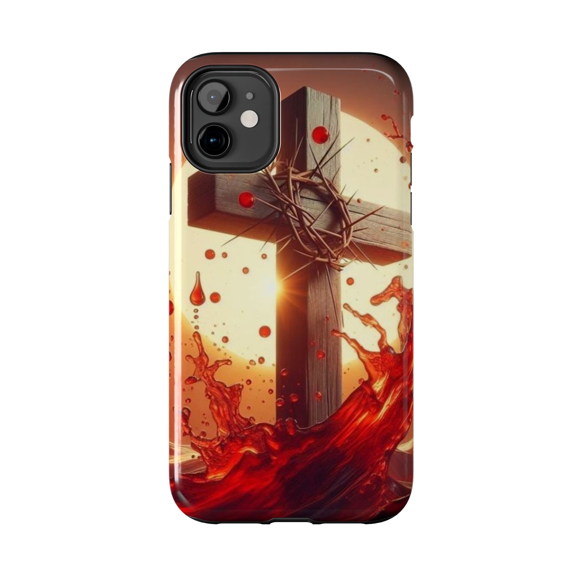 Blood of Christ Christian Theme Phone Cases for iPhones & Samsung Phones
