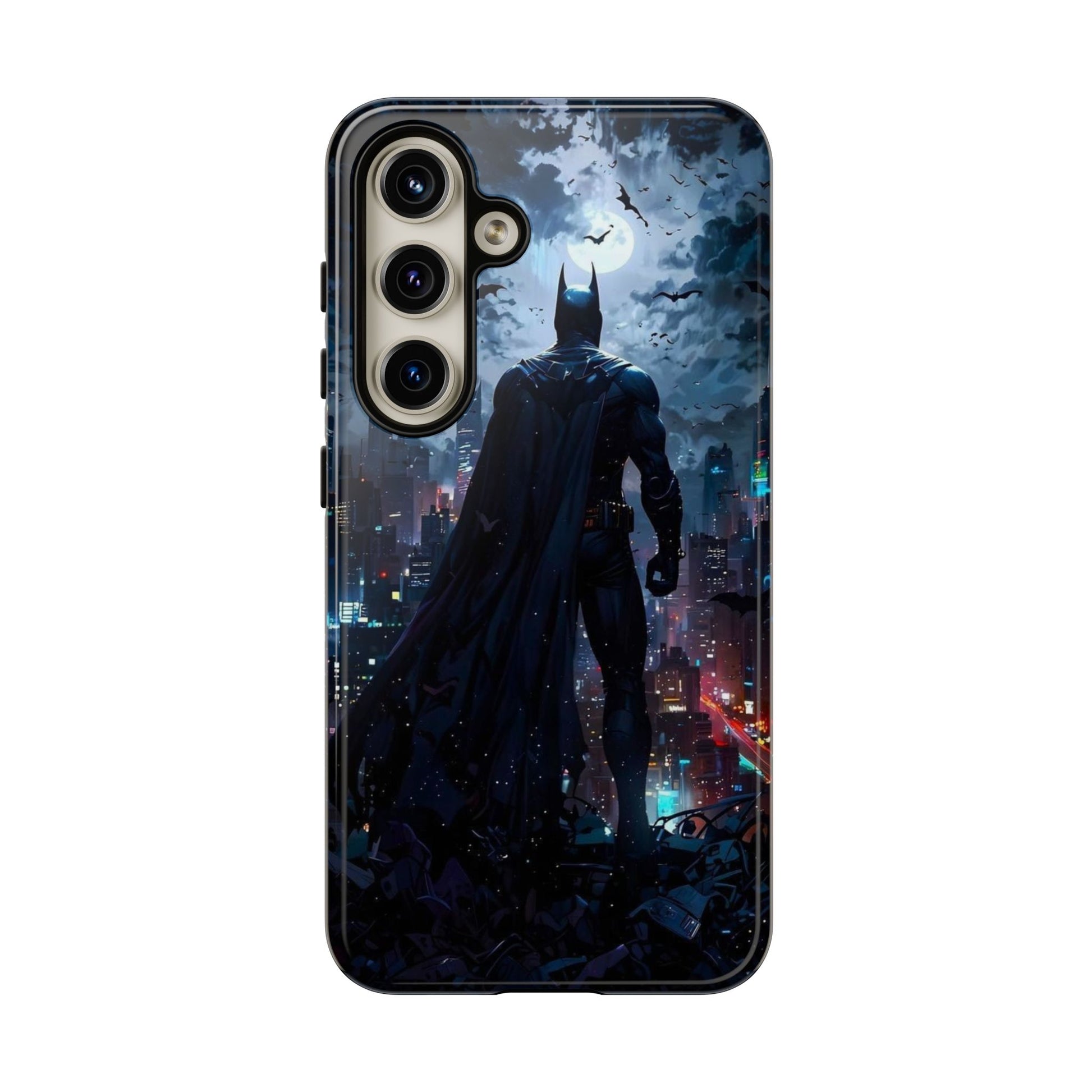 Gotham City Batman Tough Cases for iPhones, Samsung, and Pixel