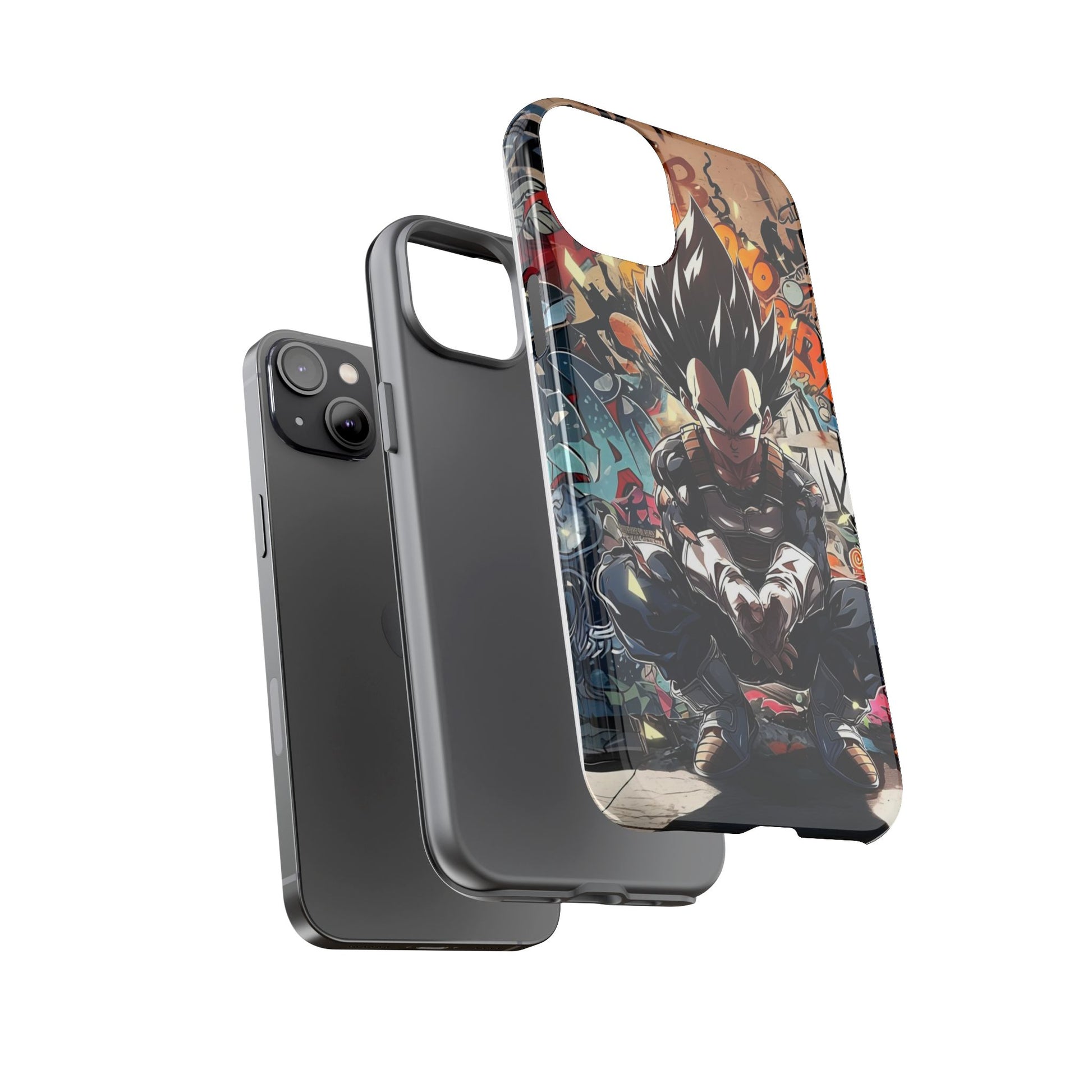 Anime Vegeta Dragon ball Z Tough Cases for iPhones, Samsung, and Pixel