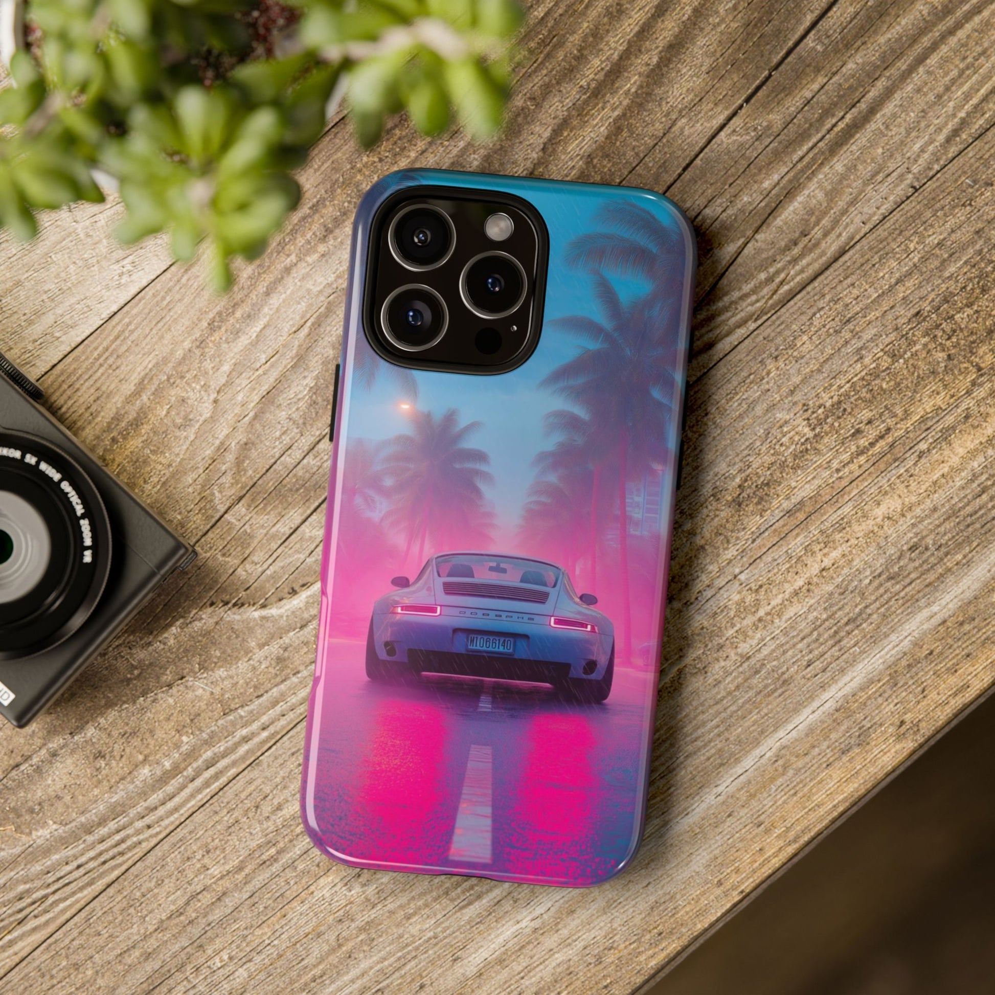 Miami Vice Porsche Phone Case for iPhone, Samsung Galaxy, & Pixel Phones
