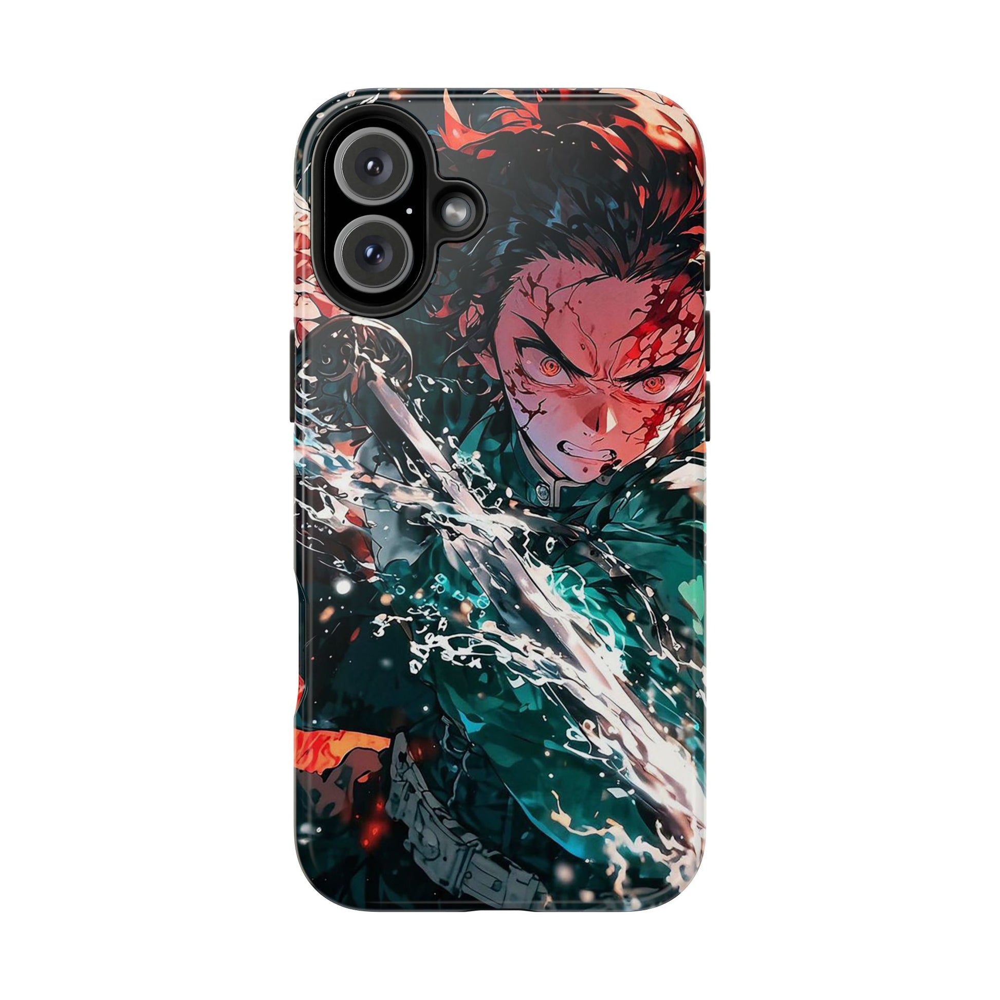 Demon Slayer Tanjiro Art Phone Case for iPhone & Samsung Galaxy Phones
