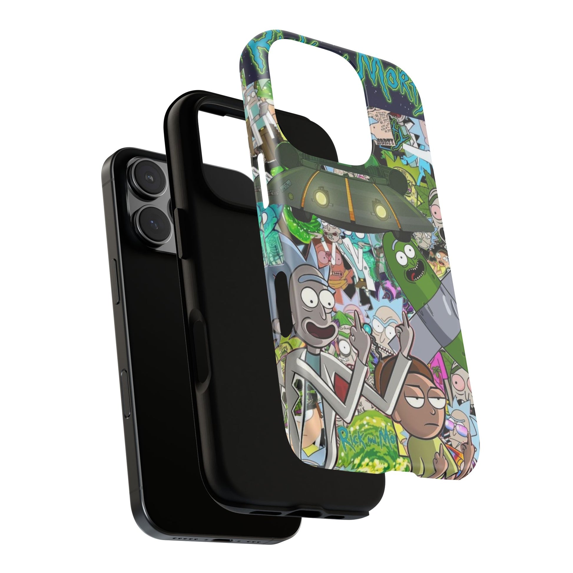 Rick and Morty Phone Case, Tough Cases for iPhones, Samsung, and Pixel
