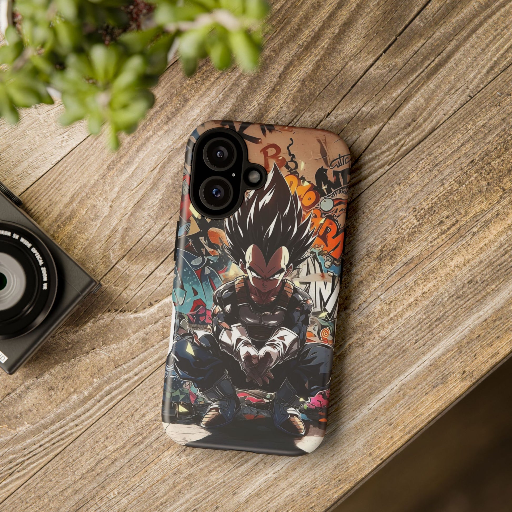Anime Vegeta Dragon ball Z Tough Cases for iPhones, Samsung, and Pixel