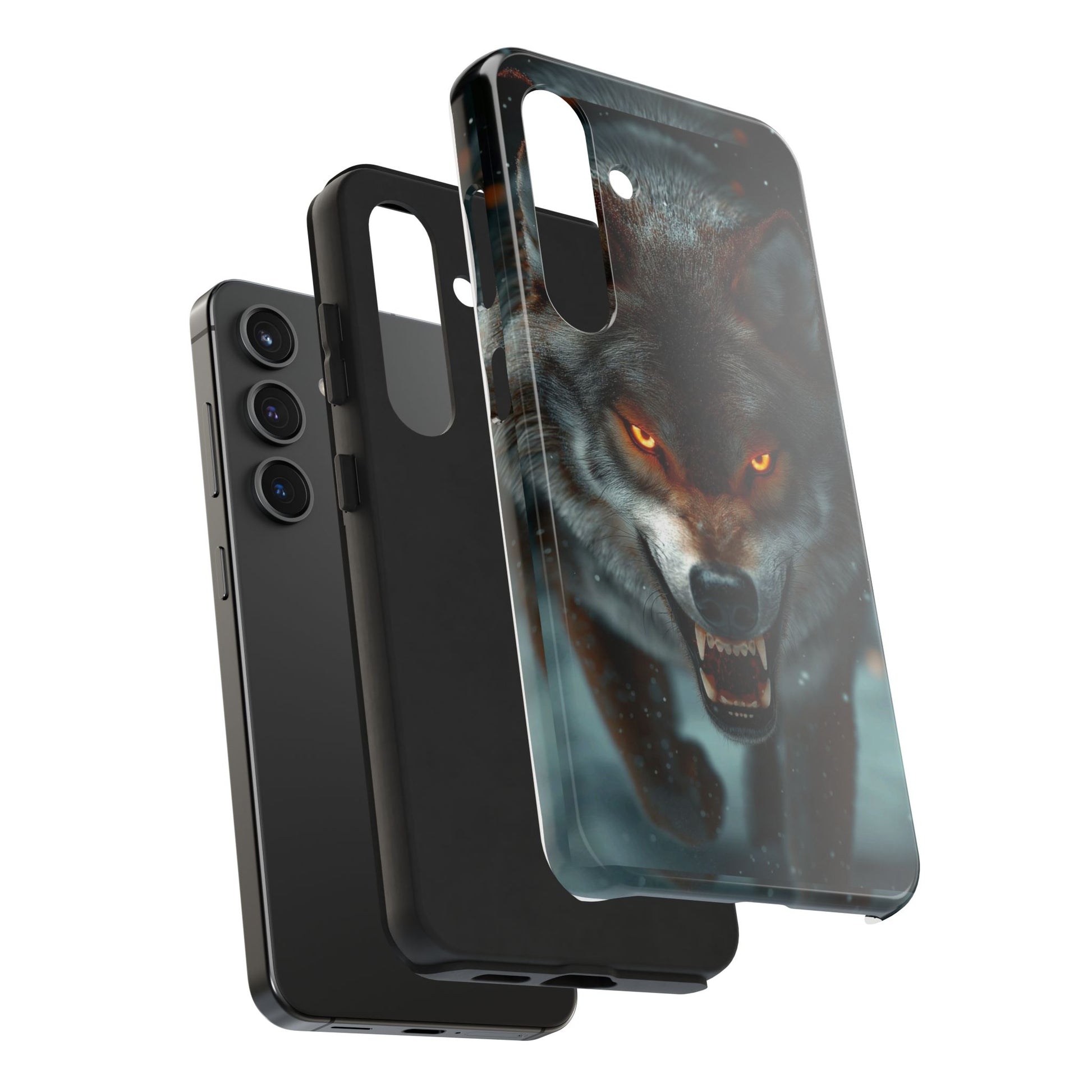 Alpha Male Wolf Themed Tough Phone Cases for Iphones & Samsung Phones