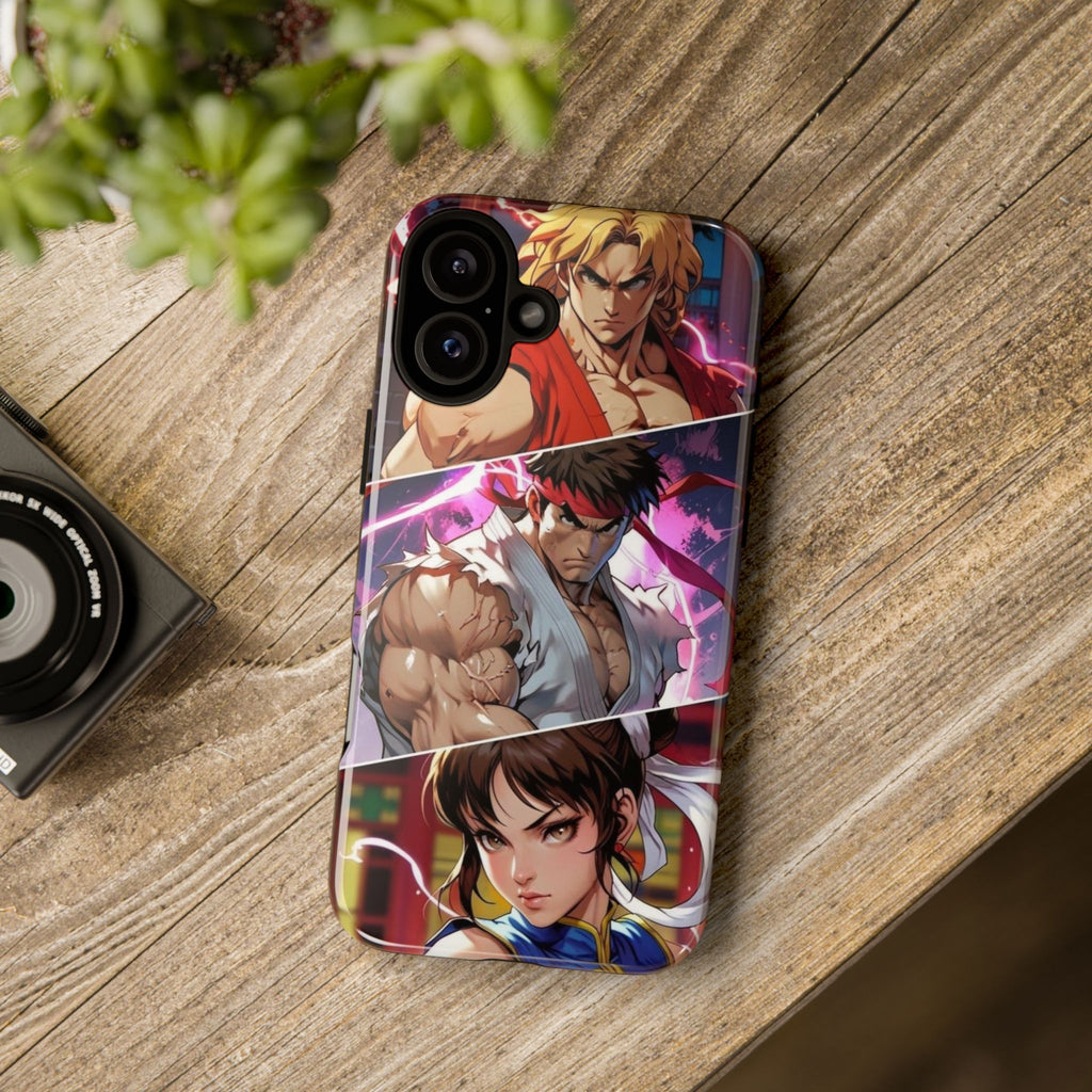 Street Fighter Gamer Theme Tough Cases for iPhones, Samsung, and Pixel