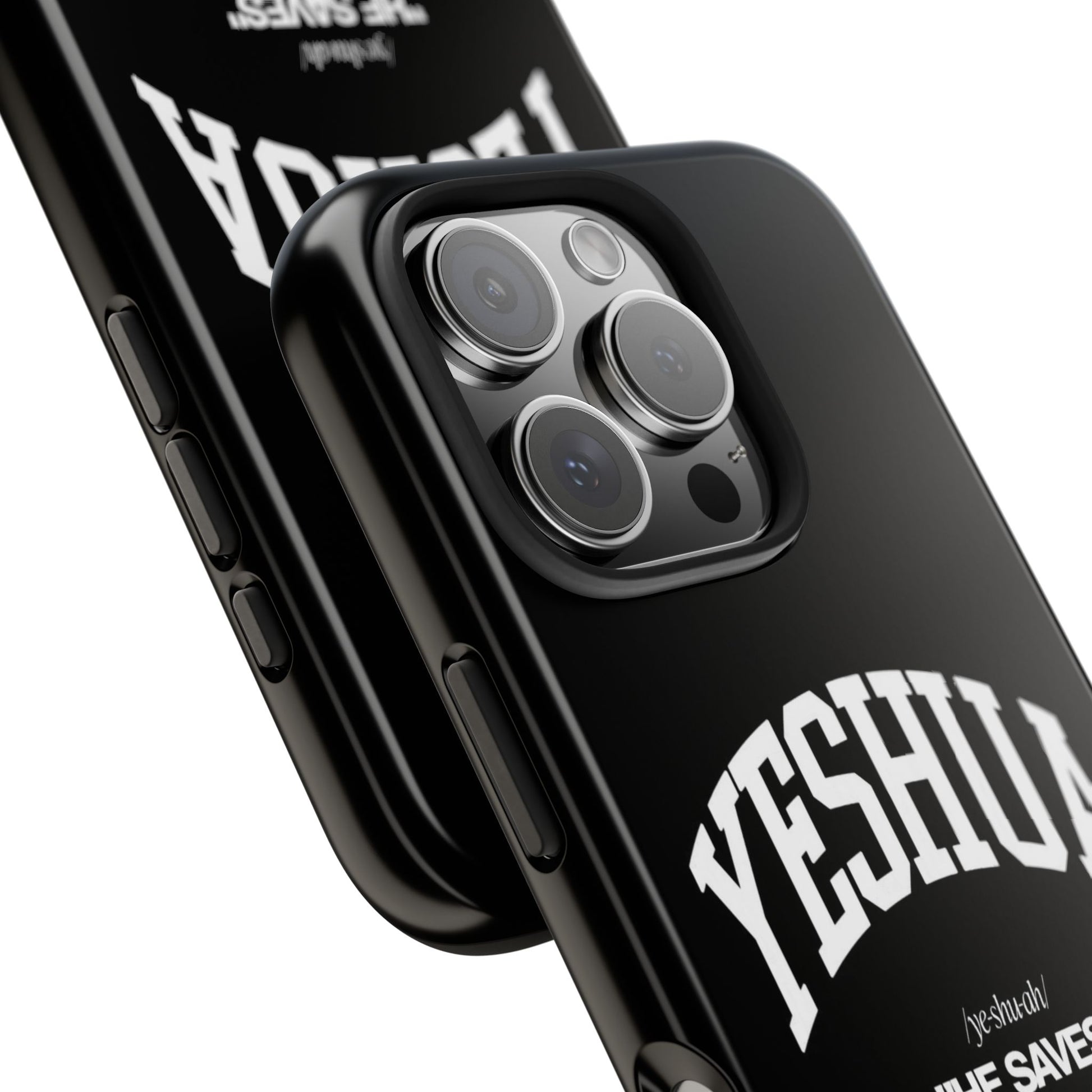 Yeshua He Saves Christian Theme Phone Cases for iPhones & Samsung Phones