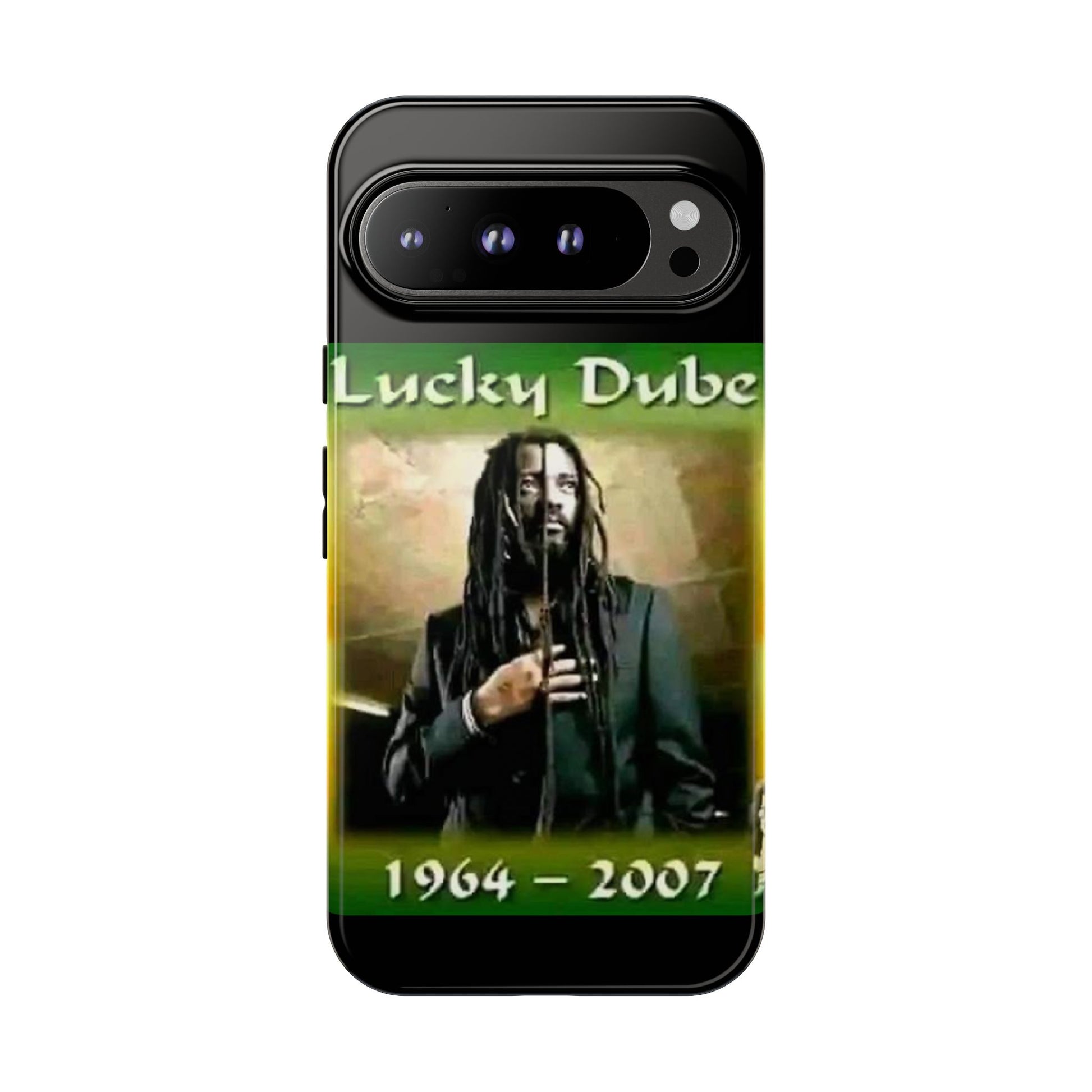 Lucky Dube Tough Cases for iPhones, Samsung, and Pixel