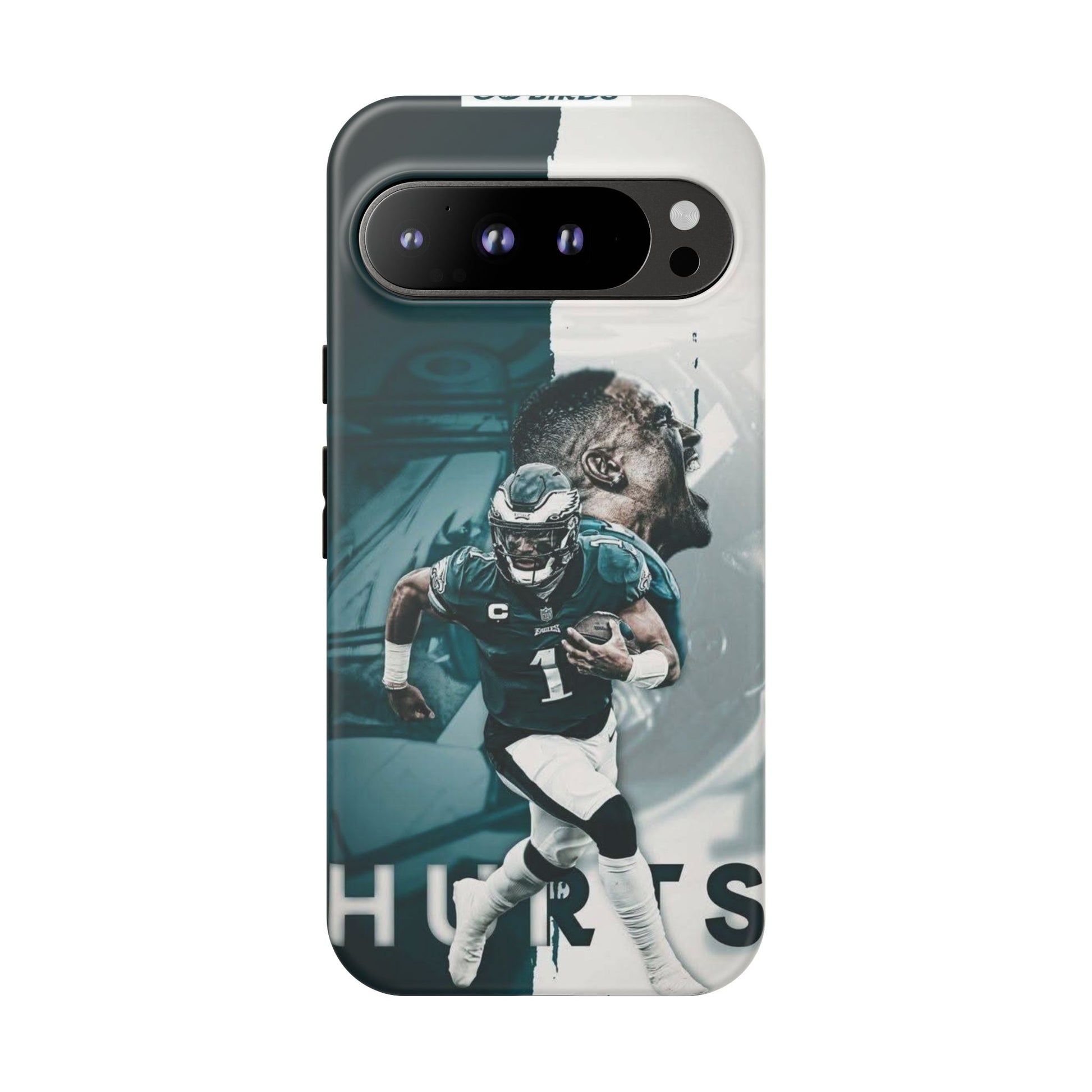Jalen Hurts Eagles Football Tough Cases for iPhones, Samsung, and Pixel
