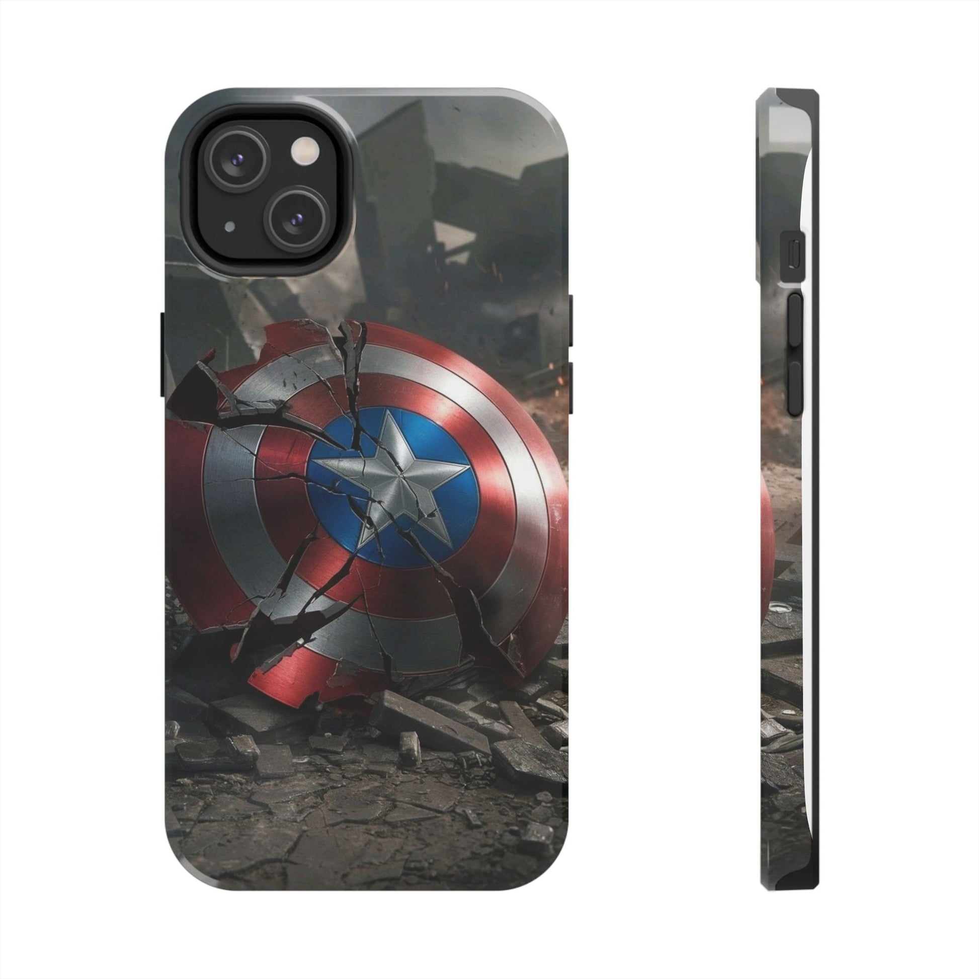 Capt. America Shield Tough Phone Cases for Iphones & Samsung Phones Durable