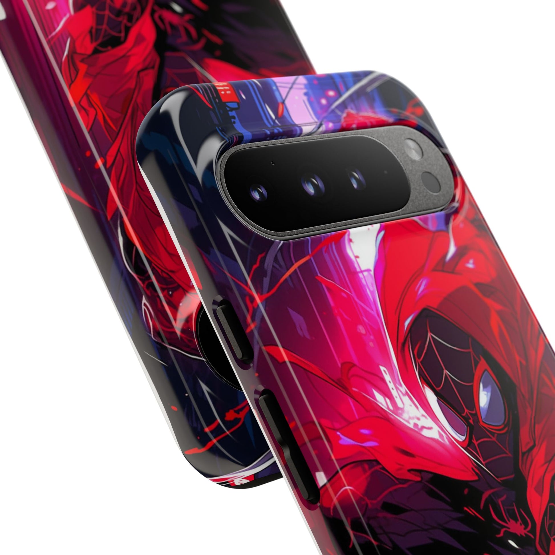 Miles Morales Spiderman Phone Case, Tough Cases for iPhones, Samsung, and Pixel