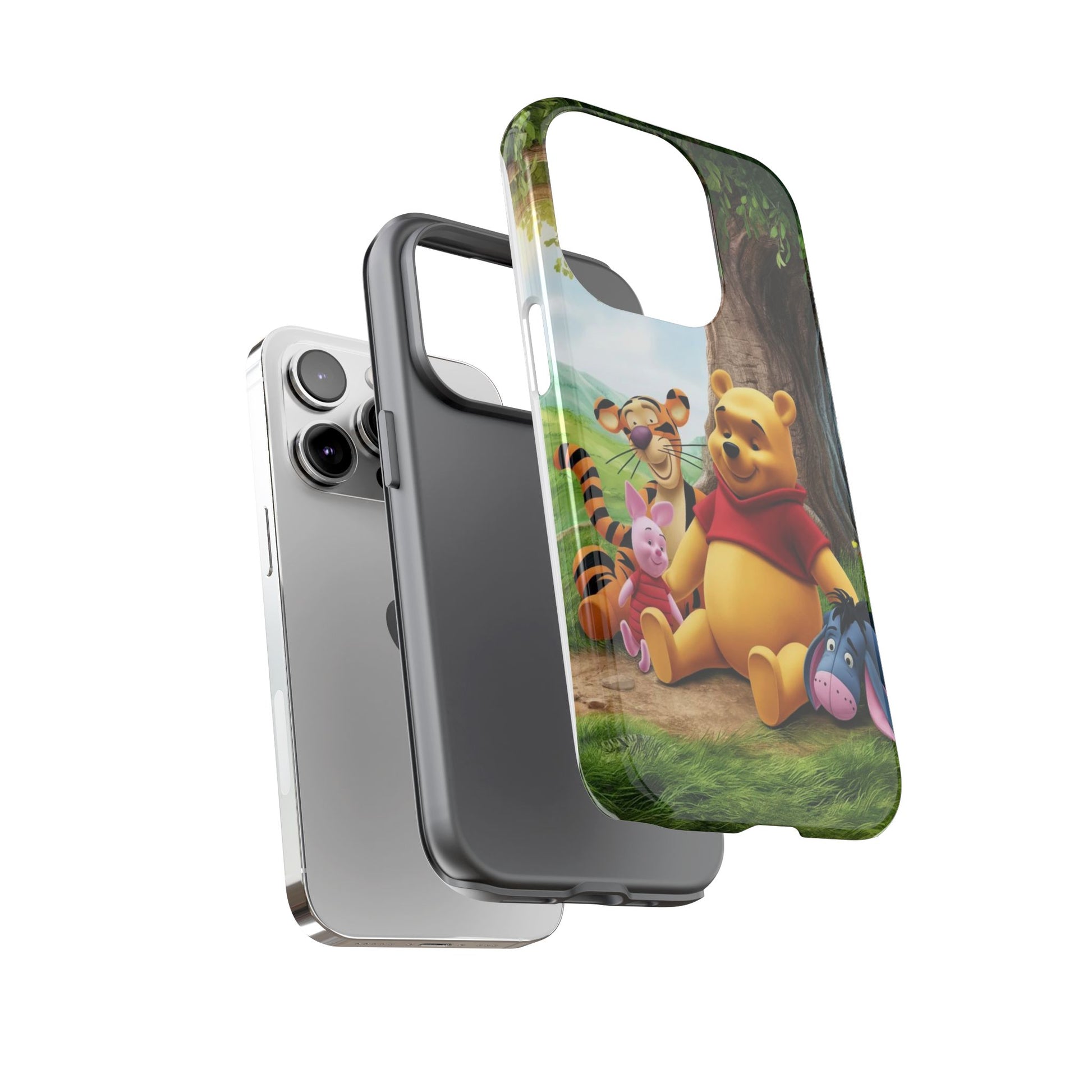 Cute Pooh Bear Phone Case, Tough Cases, Disney Phone for iPhones, Samsung, and Pixel