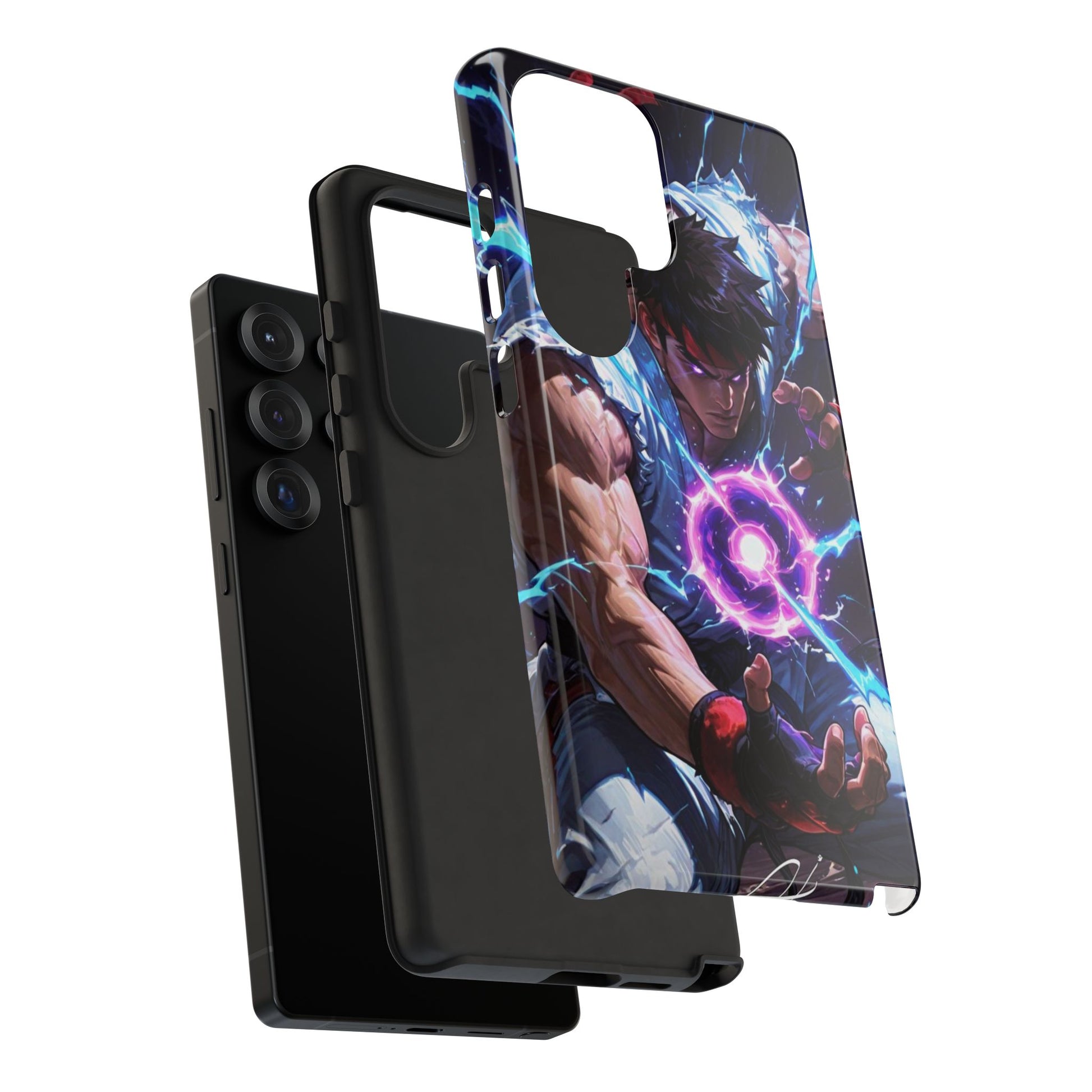 Street Fighter Ryu Gamer Art Tough Cases for iPhones, Samsung, and Pixel
