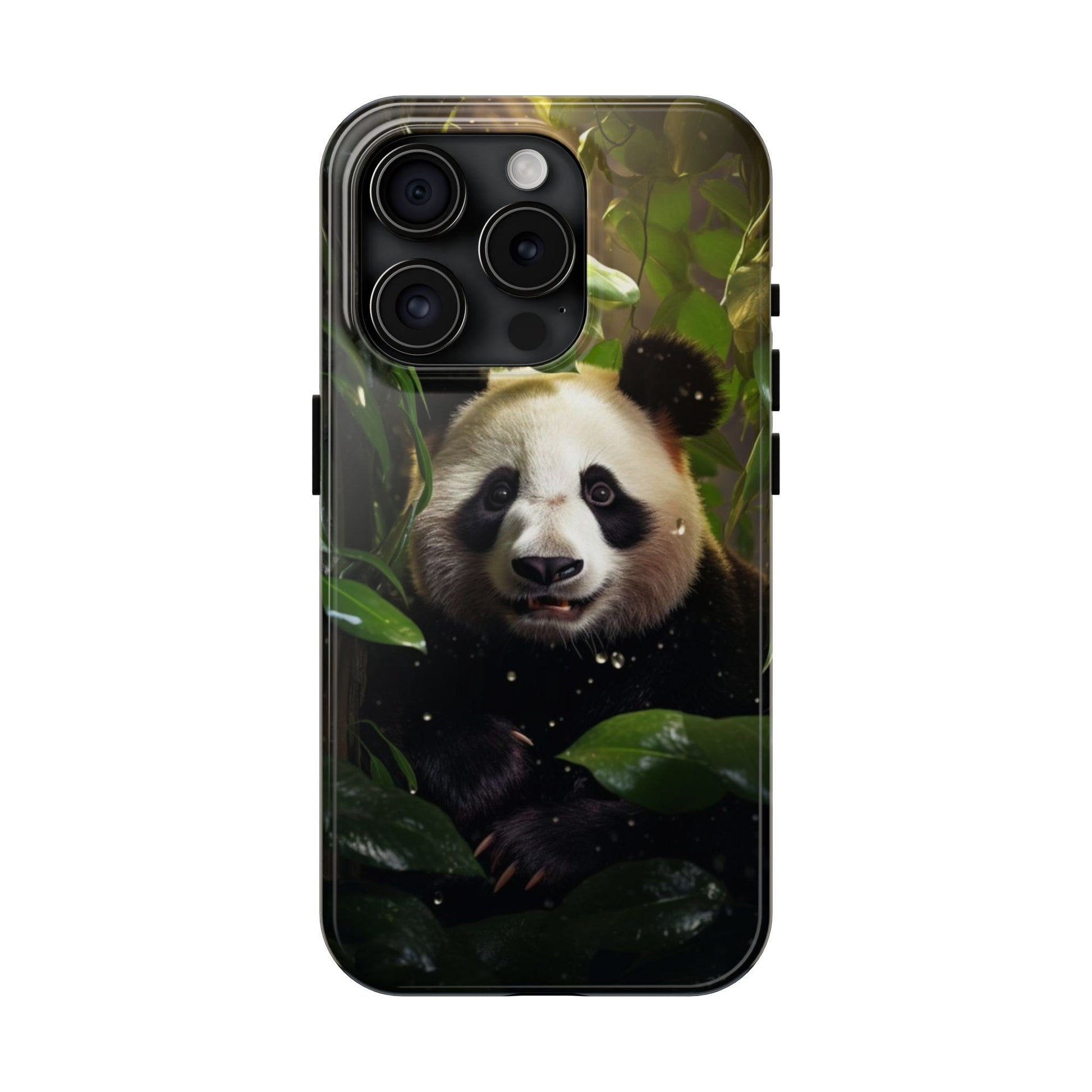 Smiling Panda Theme Phone Cases for iPhones & Samsung Phones