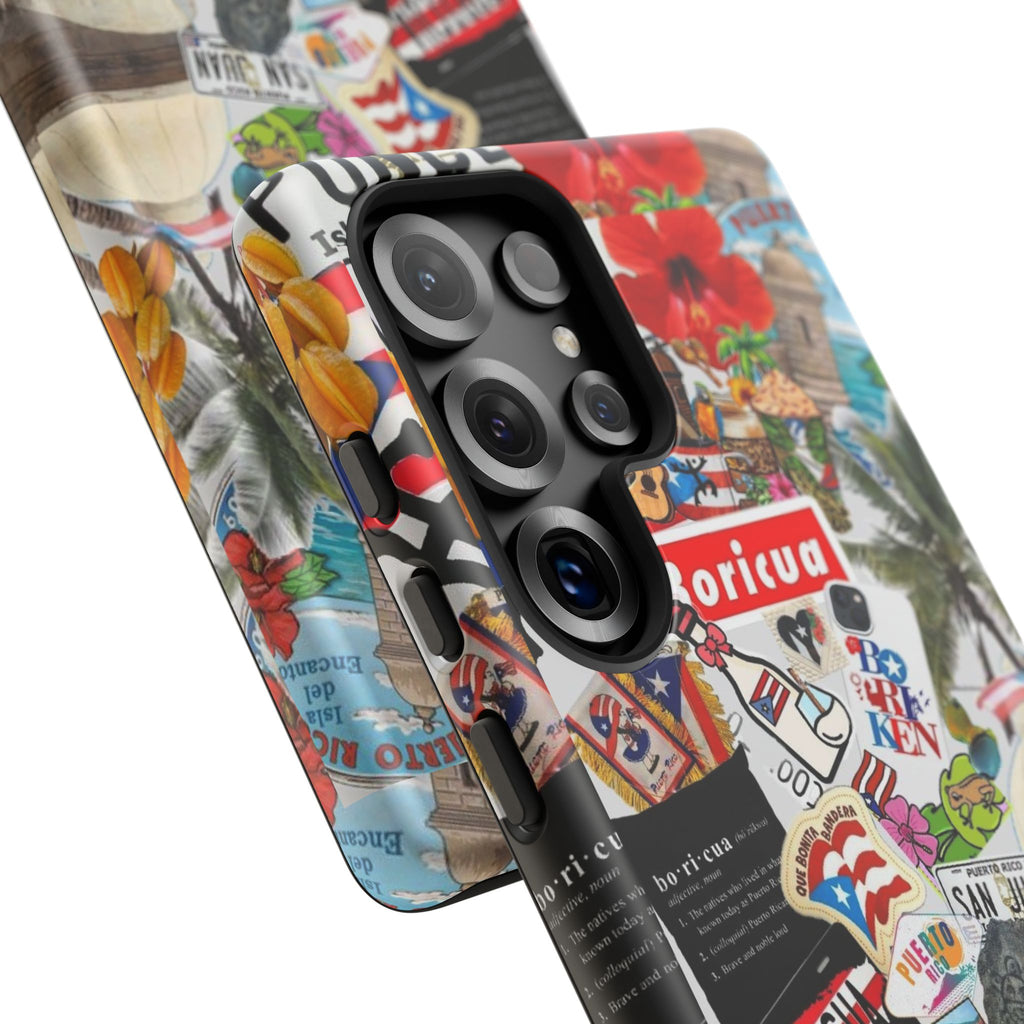 Puerto Rico Boricua Art Tough Cases for iPhones, Samsung, and Pixel