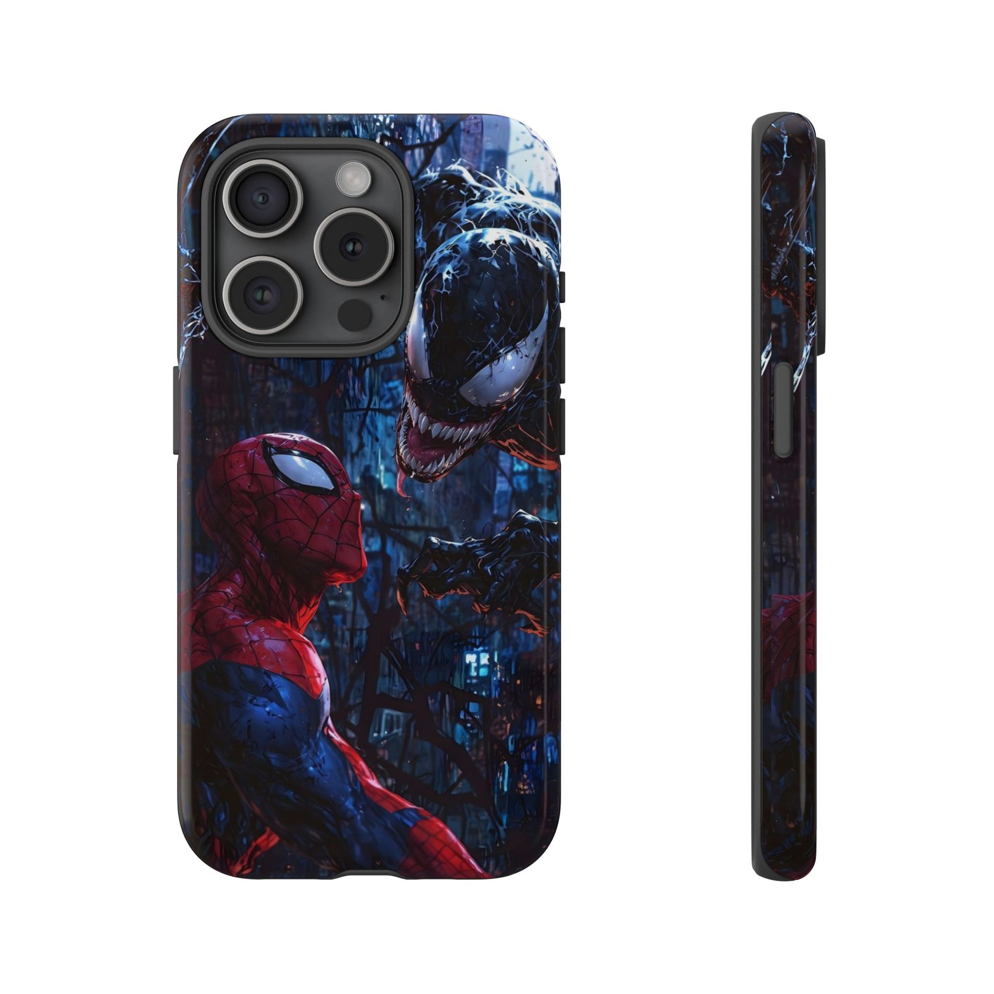 Venom x Spiderman Phone Case, Tough Cases for iPhones, Samsung, and Pixel