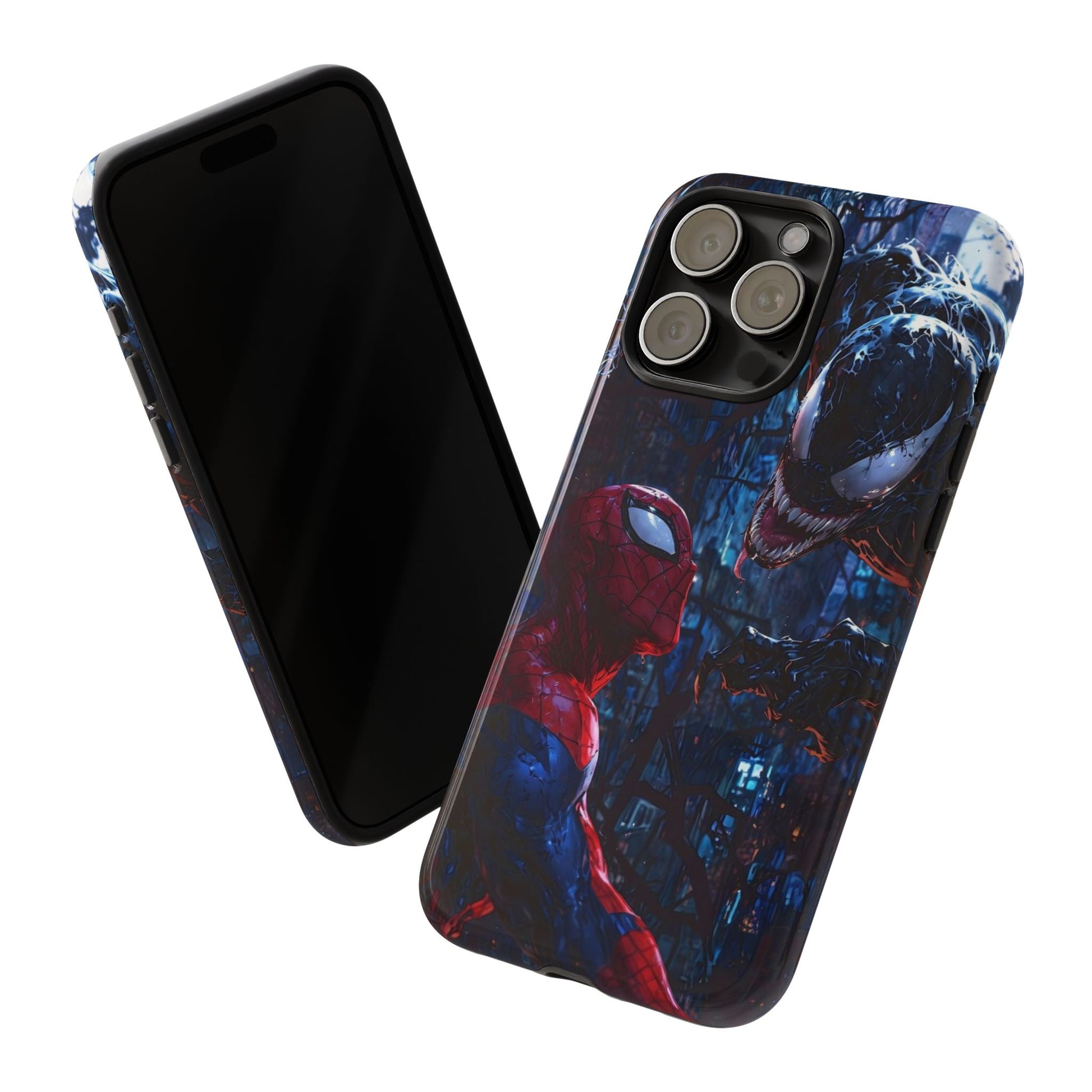 Venom x Spiderman Phone Case, Tough Cases for iPhones, Samsung, and Pixel
