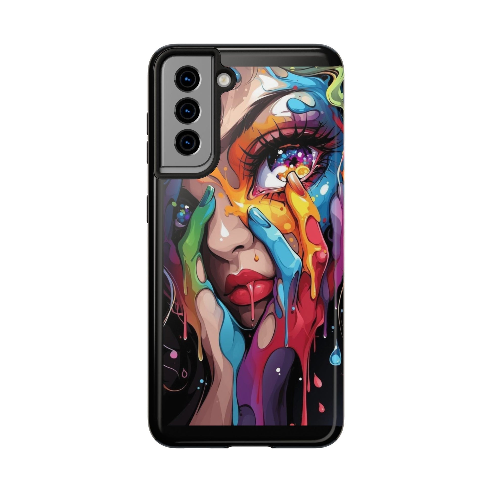 Sexy Girl Paint Drip Theme Phone Cases for Iphones & Samsung Phones
