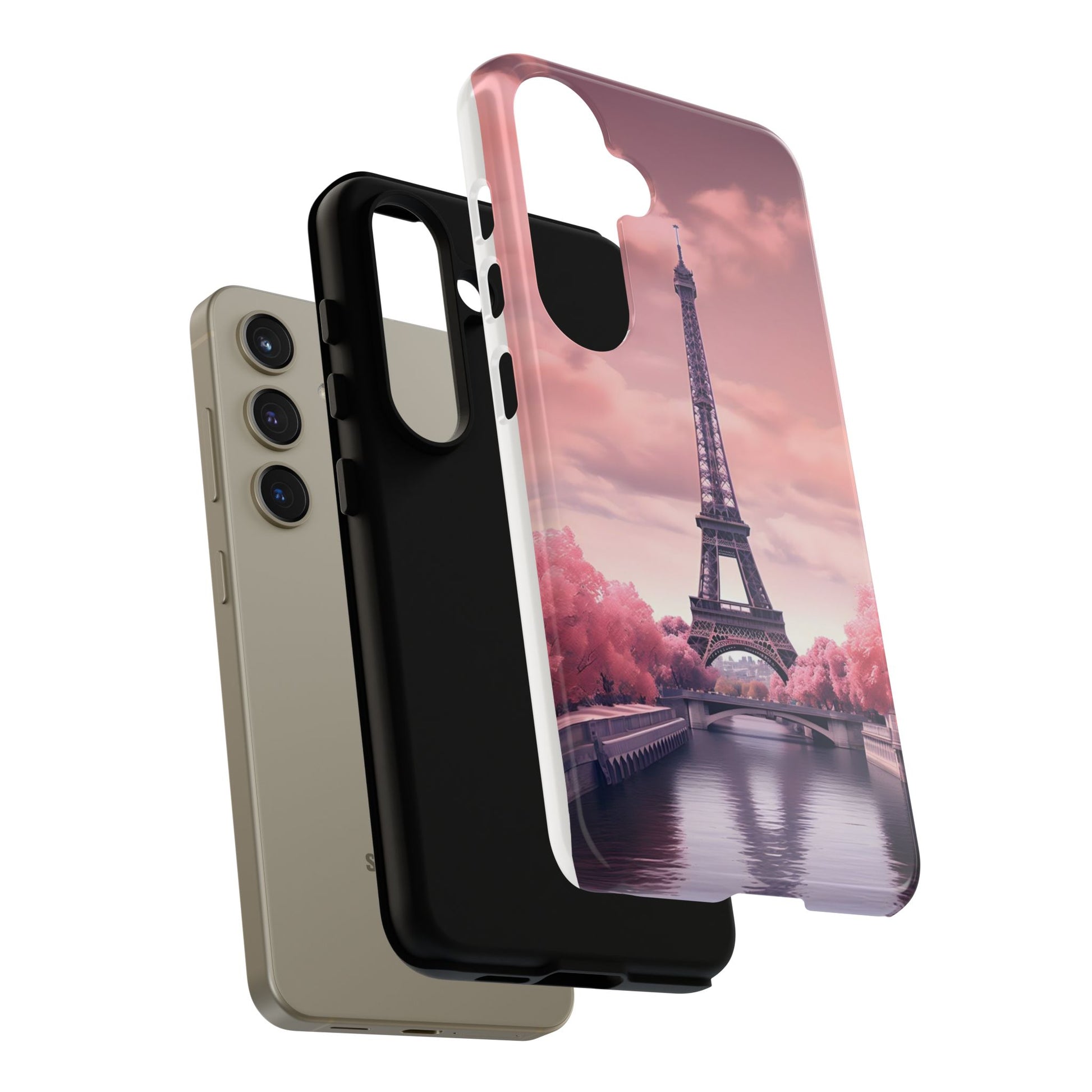 Eiffel Tower Paris Tough Cases for iPhones, Samsung, and Pixel