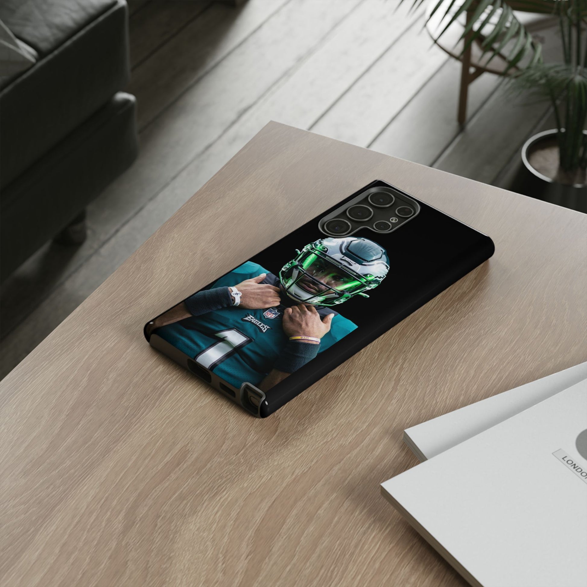 Eagles Football Jalen Hurts Tough Cases for iPhones, Samsung, and Pixel