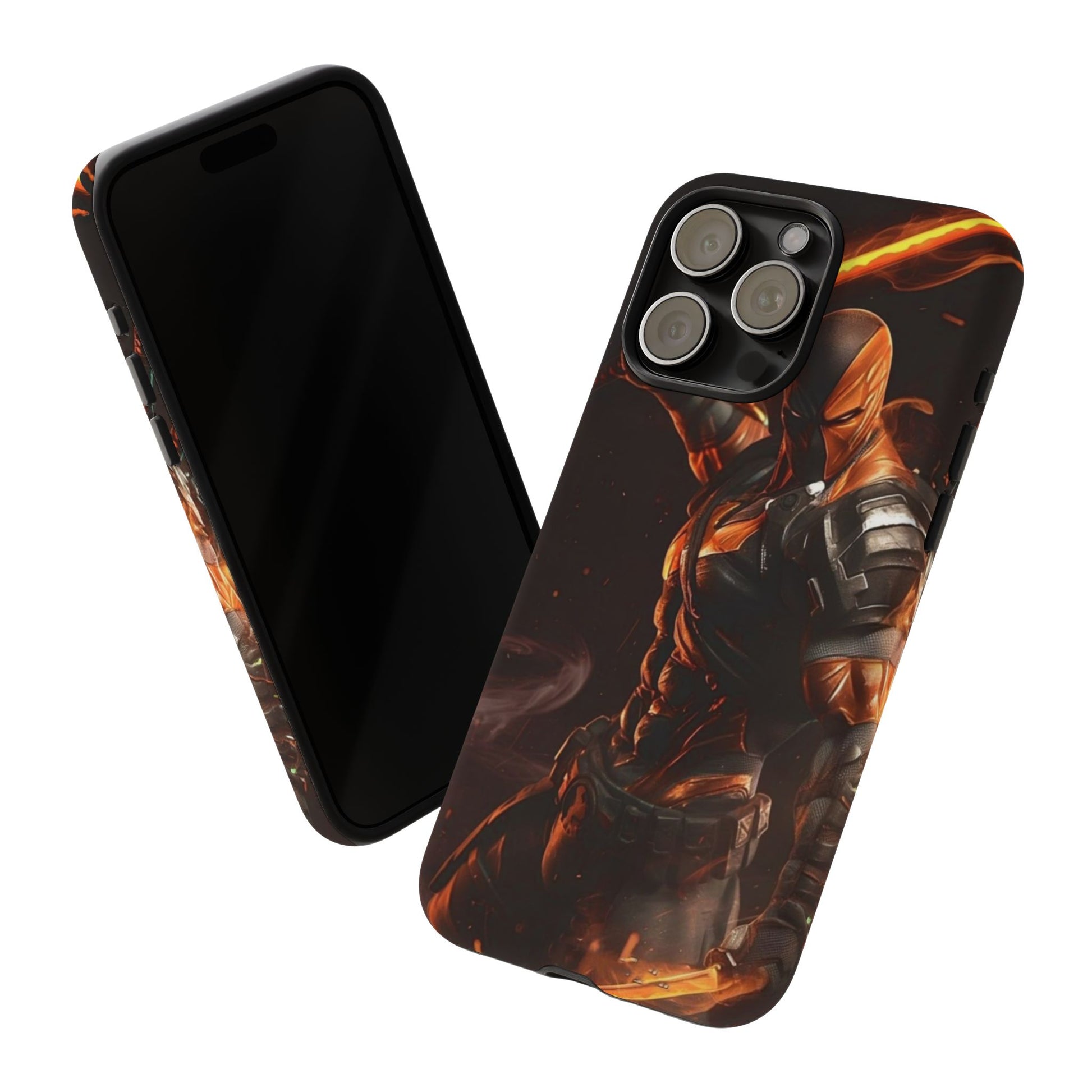 DC Comics Death Stroke Tough Cases for iPhones, Samsung, and Pixel