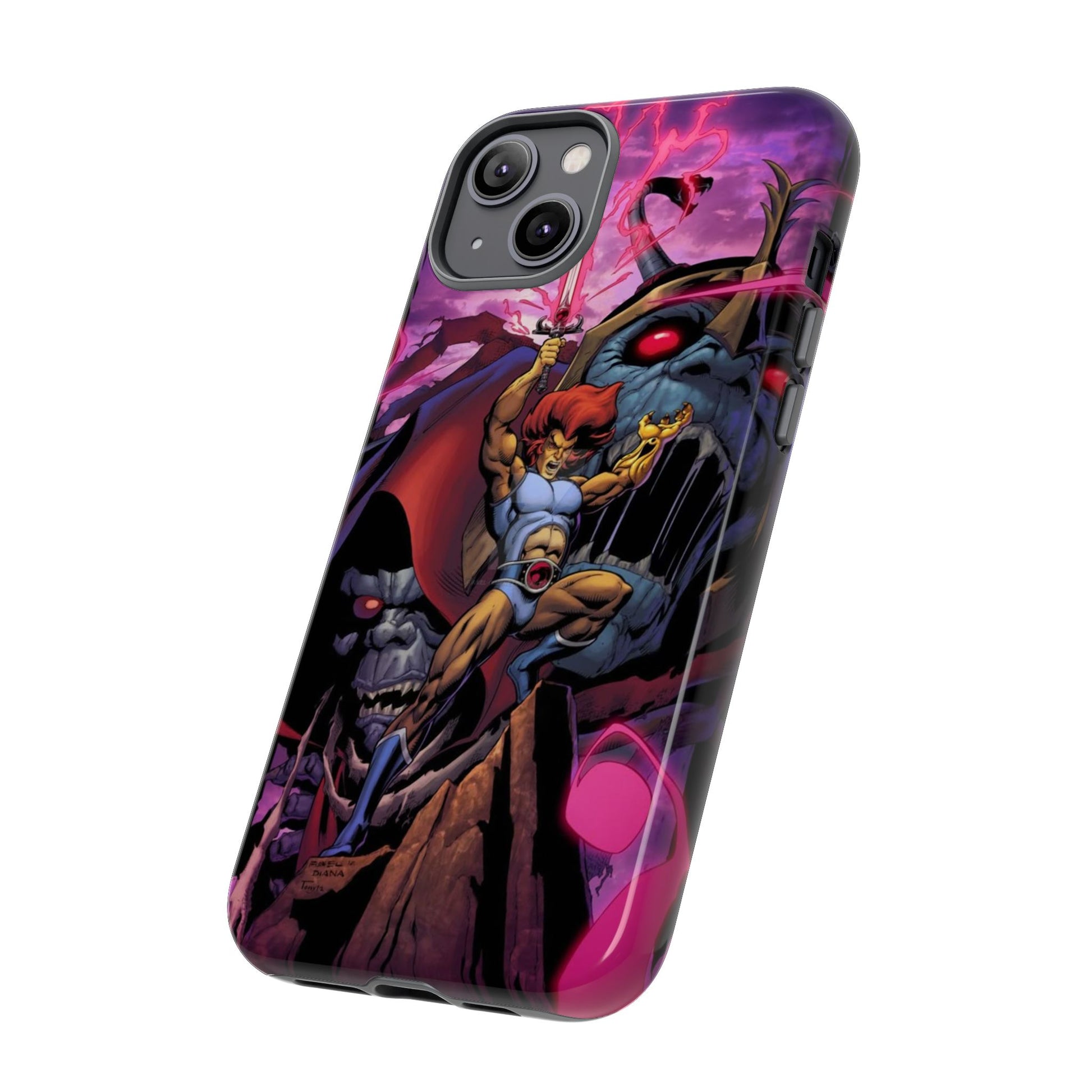 Thundercats Lion O x Mumra Tough Cases for iPhones, Samsung, and Pixel