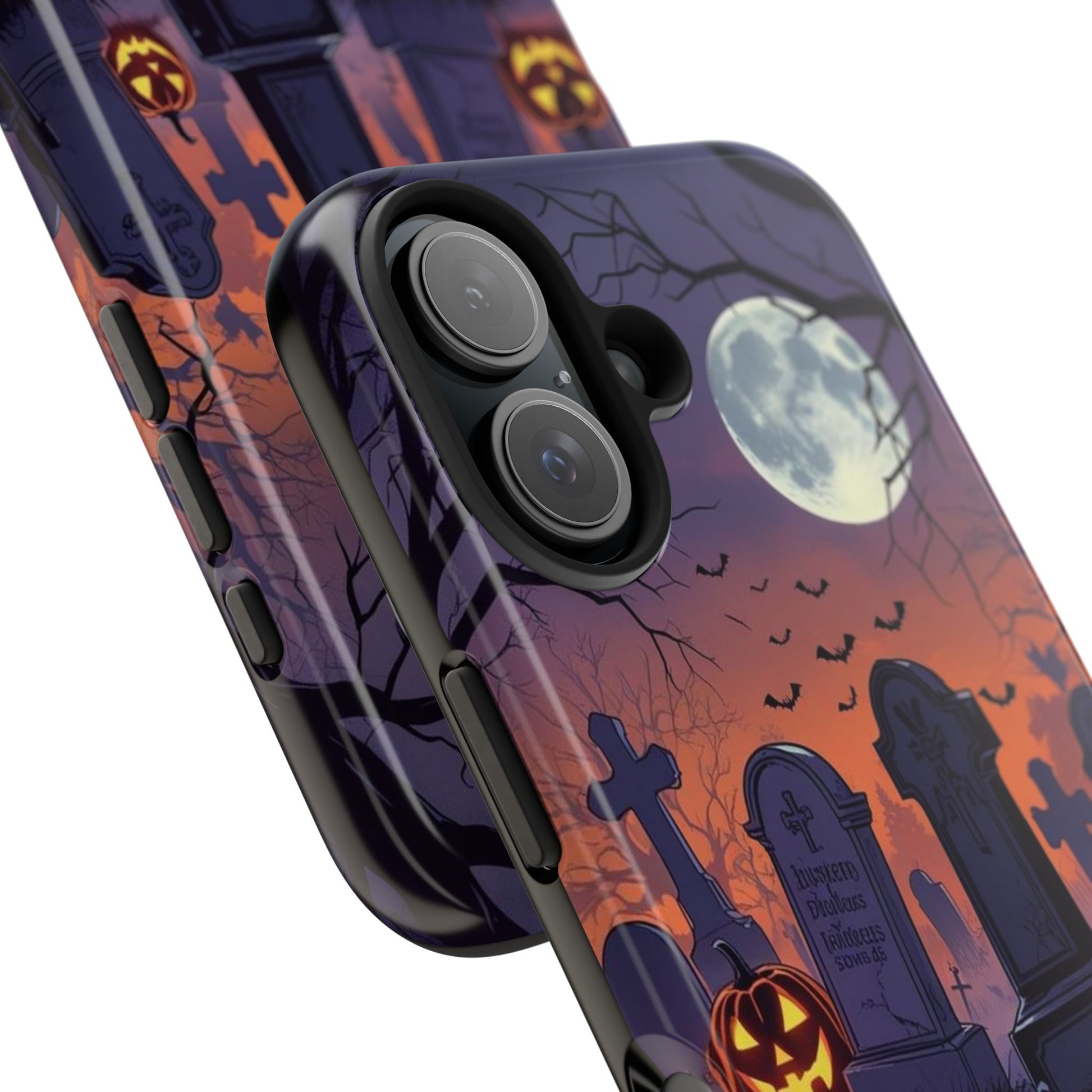 Graveyard Halloween Theme Phone Cases for iPhones & Samsung Phones