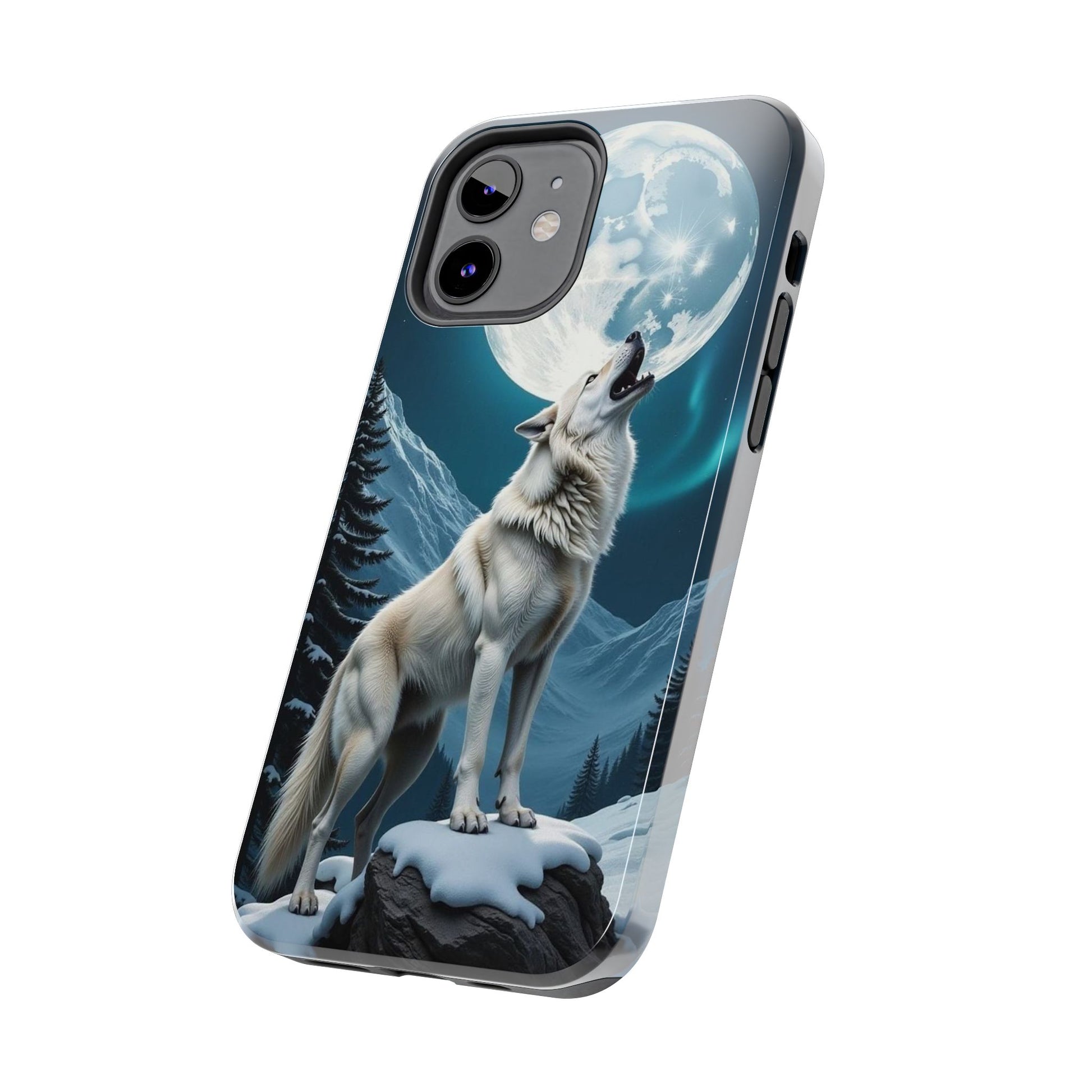 Howling Wolf Theme Phone Cases for iPhones & Samsung Phones