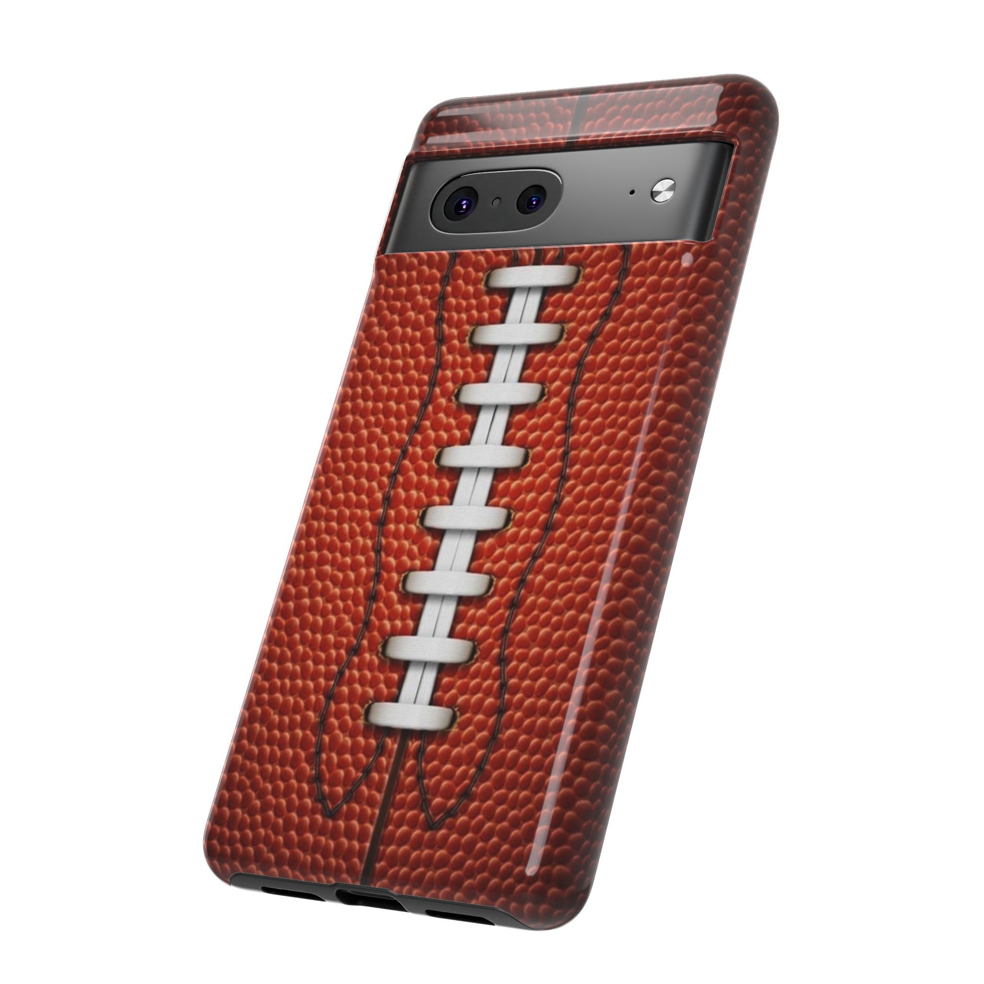 Football Pigskin Print Tough Cases for iPhones, Samsung, and Pixel