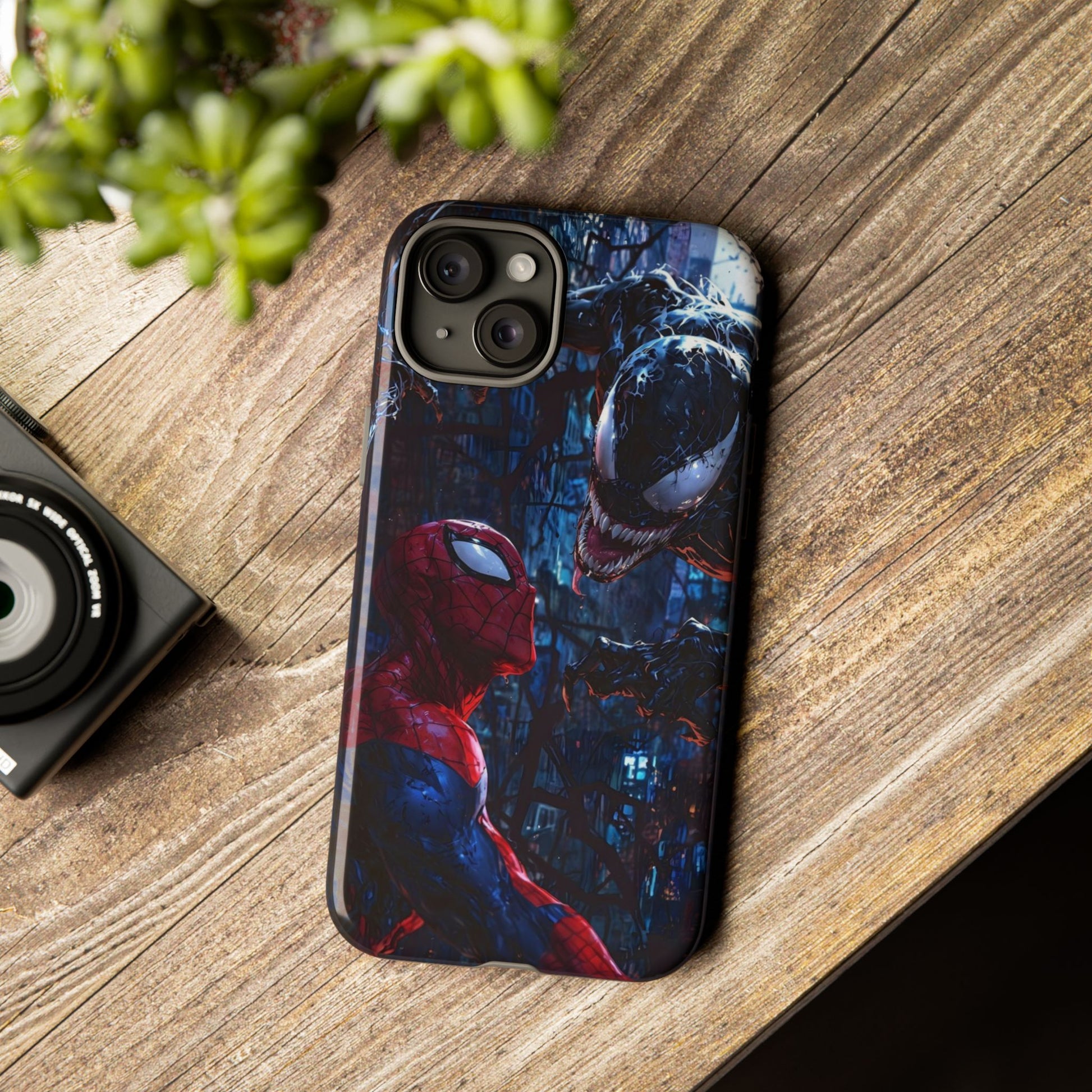 Venom x Spiderman Phone Case, Tough Cases for iPhones, Samsung, and Pixel