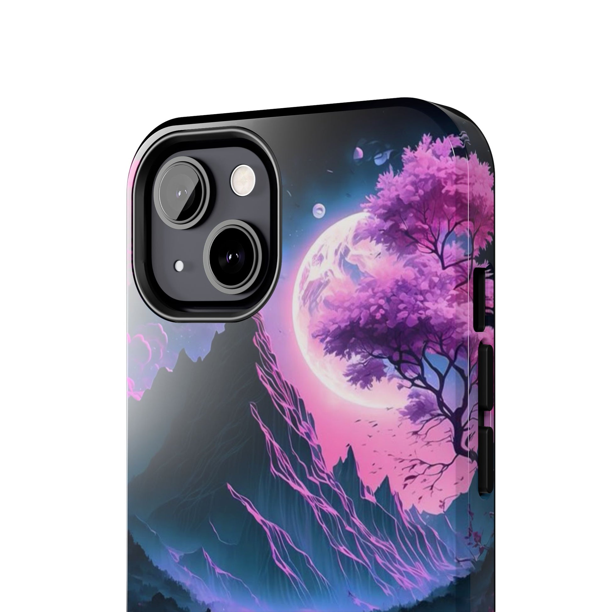 Cherry Blossoms in Japan Themed Tough Phone Cases for Iphones & Samsung Phones