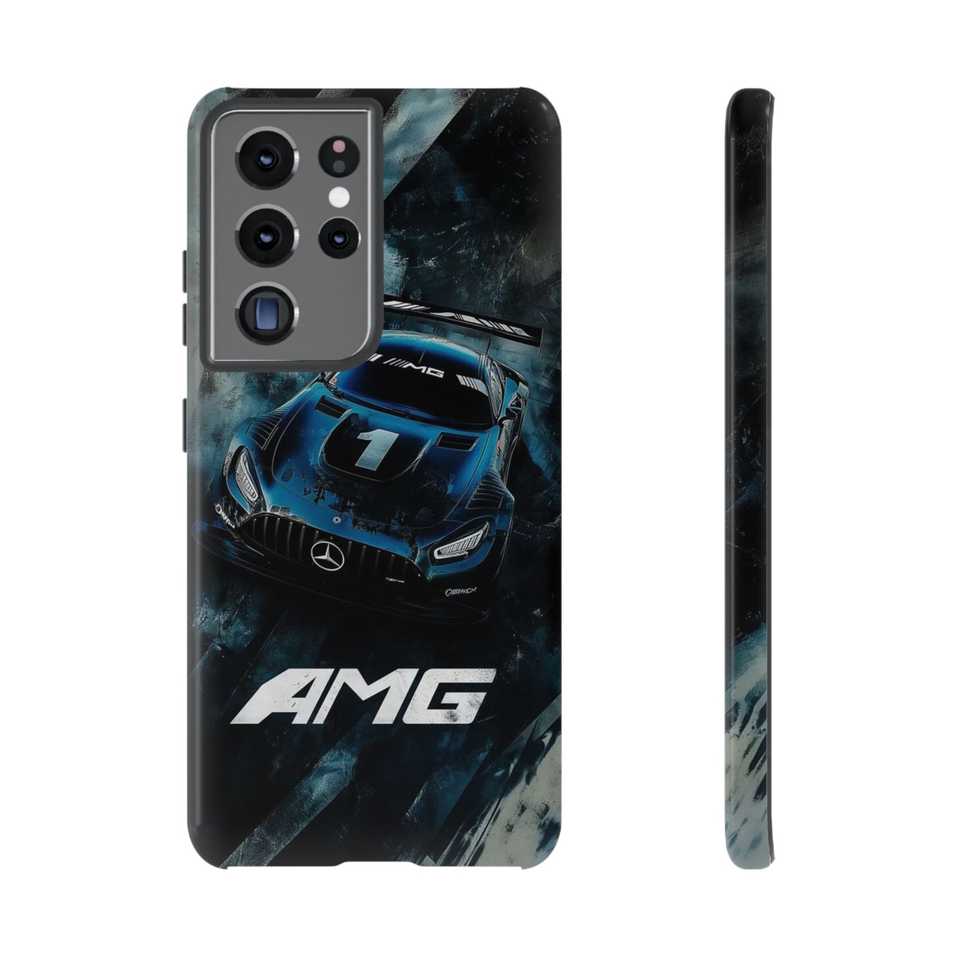 Mercedes AMG Racing Car Tough Cases for iPhones, Samsung, and Pixel