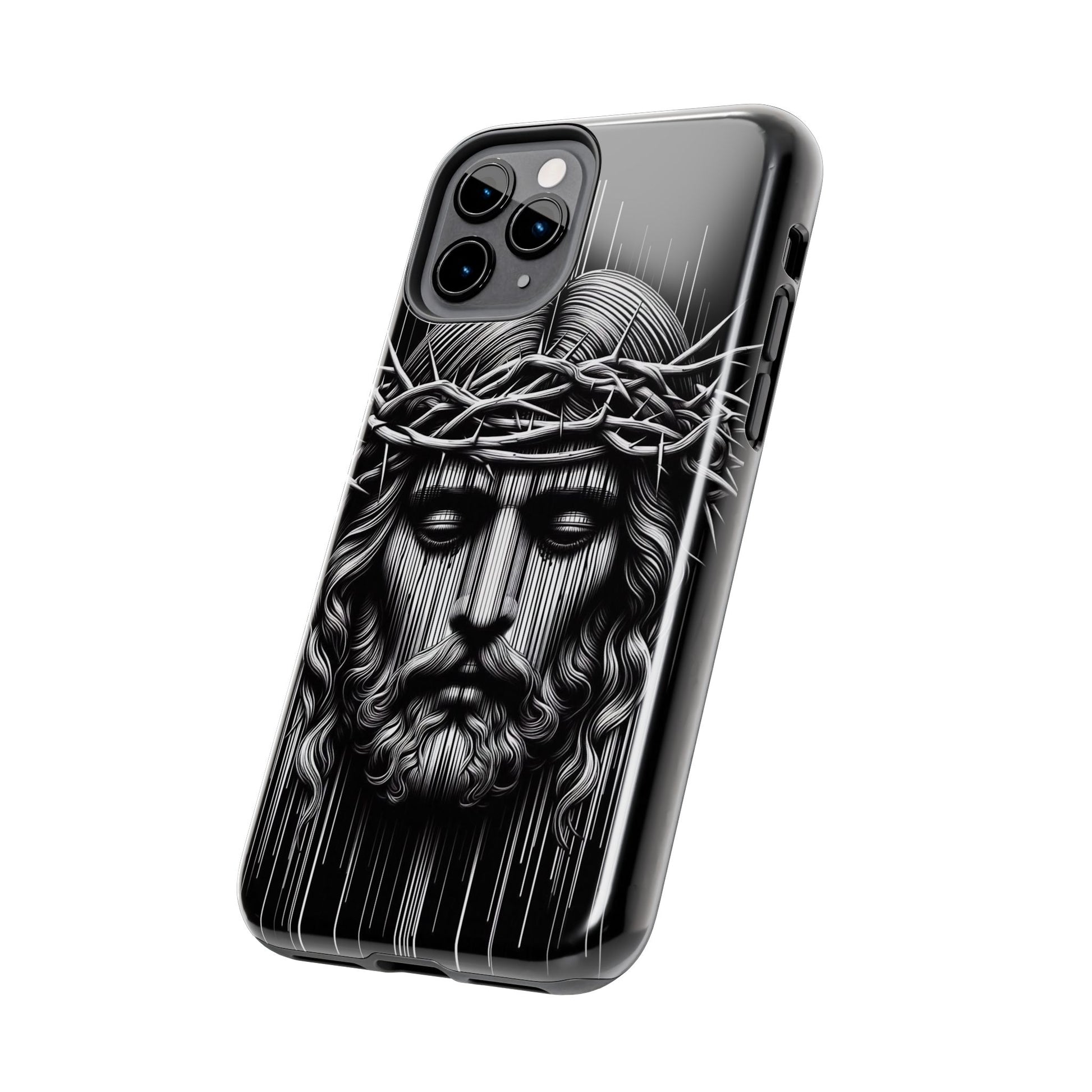 Jesus The King Crown Christian Phone Cases for iPhones & Samsung Phones