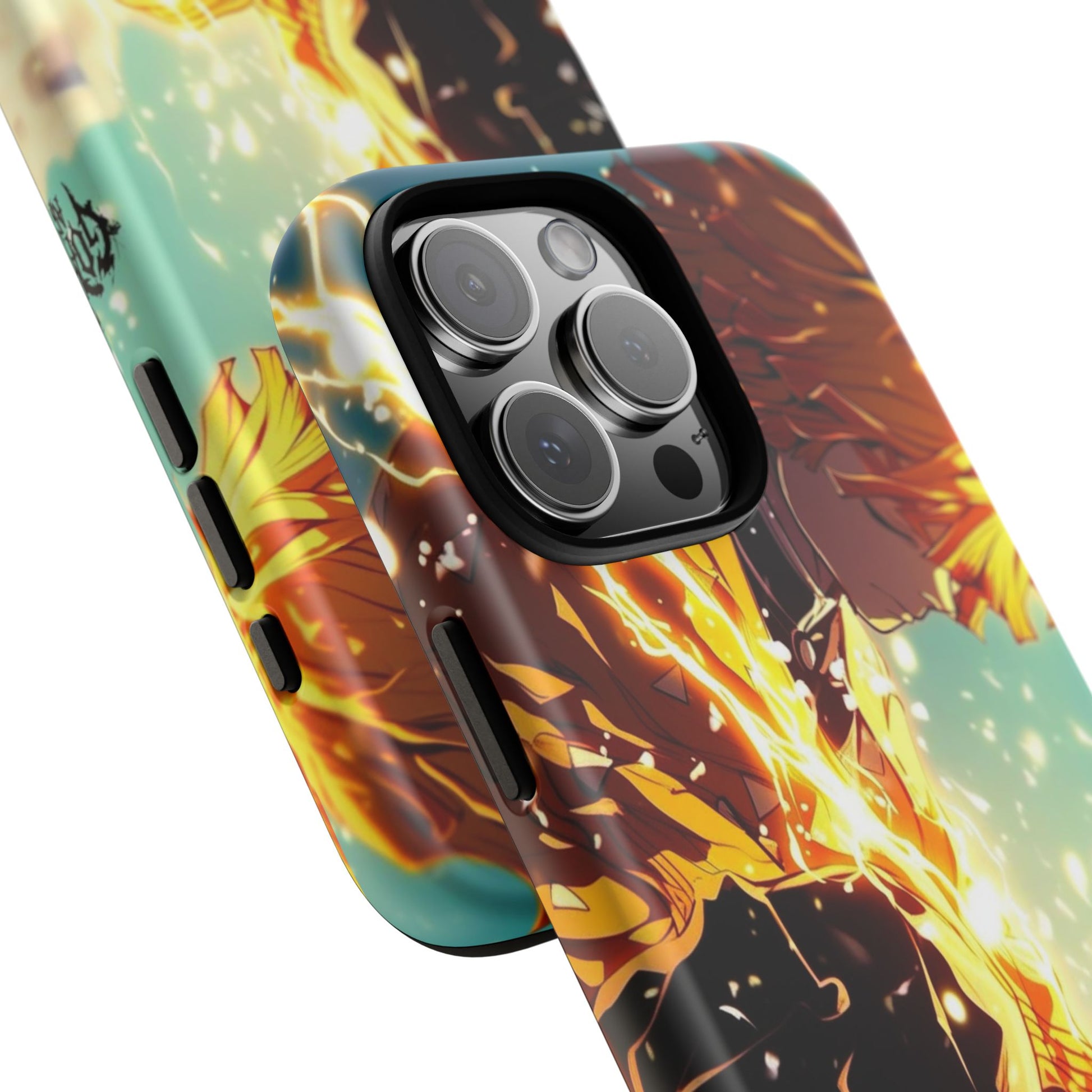 Demon Slayer Zenitsu Anime Theme Phone Case, Tough Cases for iPhones, Samsung, and Pixel