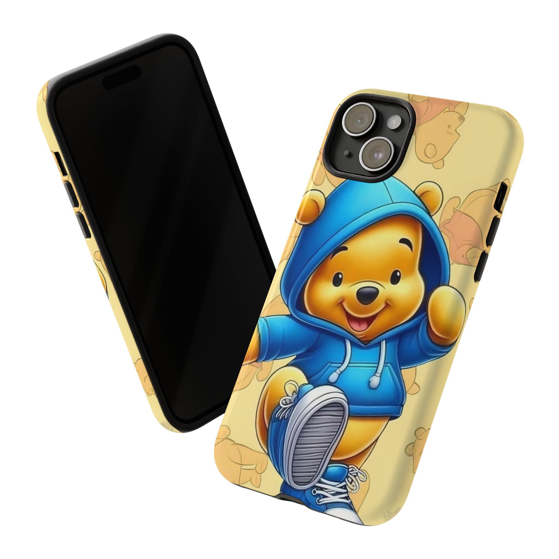Cute Pooh Bear Phone Case, Tough Case