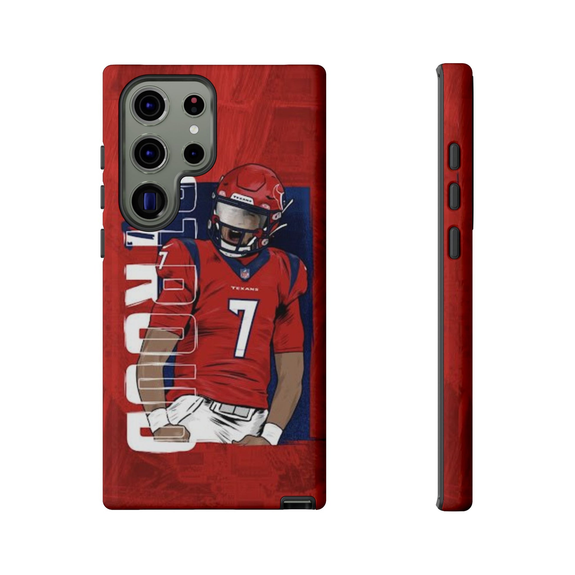 Houston Texans Football CJ Stroud Tough Cases for iPhones, Samsung, and Pixel