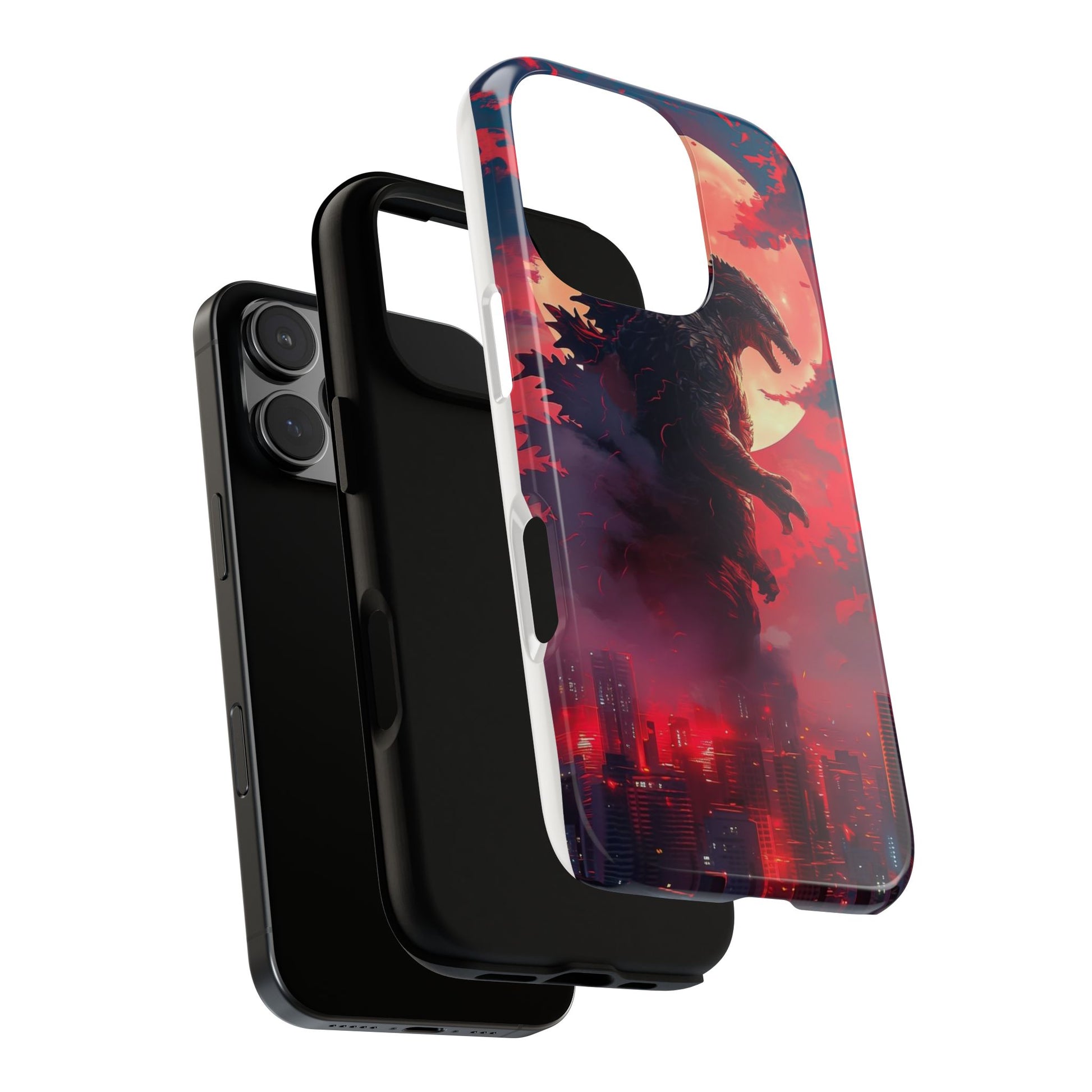 King of Monsters Godzilla Tough Phone Cases for iPhones, Samsung, and Pixel
