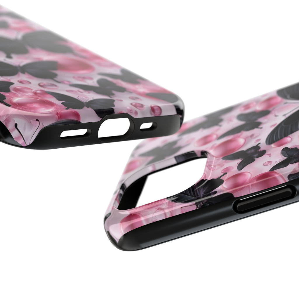 Pearls and Butterflies Theme Phone Cases for iPhones & Samsung Phones