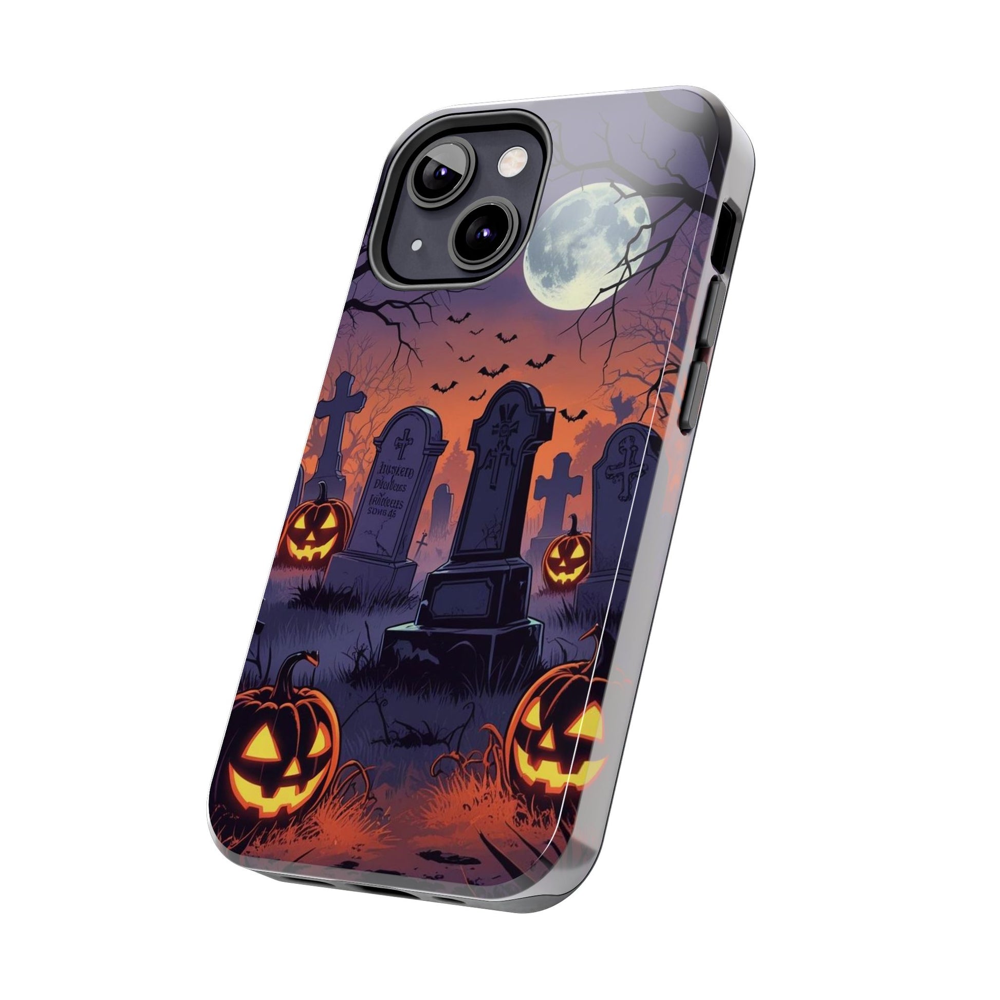 Graveyard Halloween Theme Phone Cases for iPhones & Samsung Phones