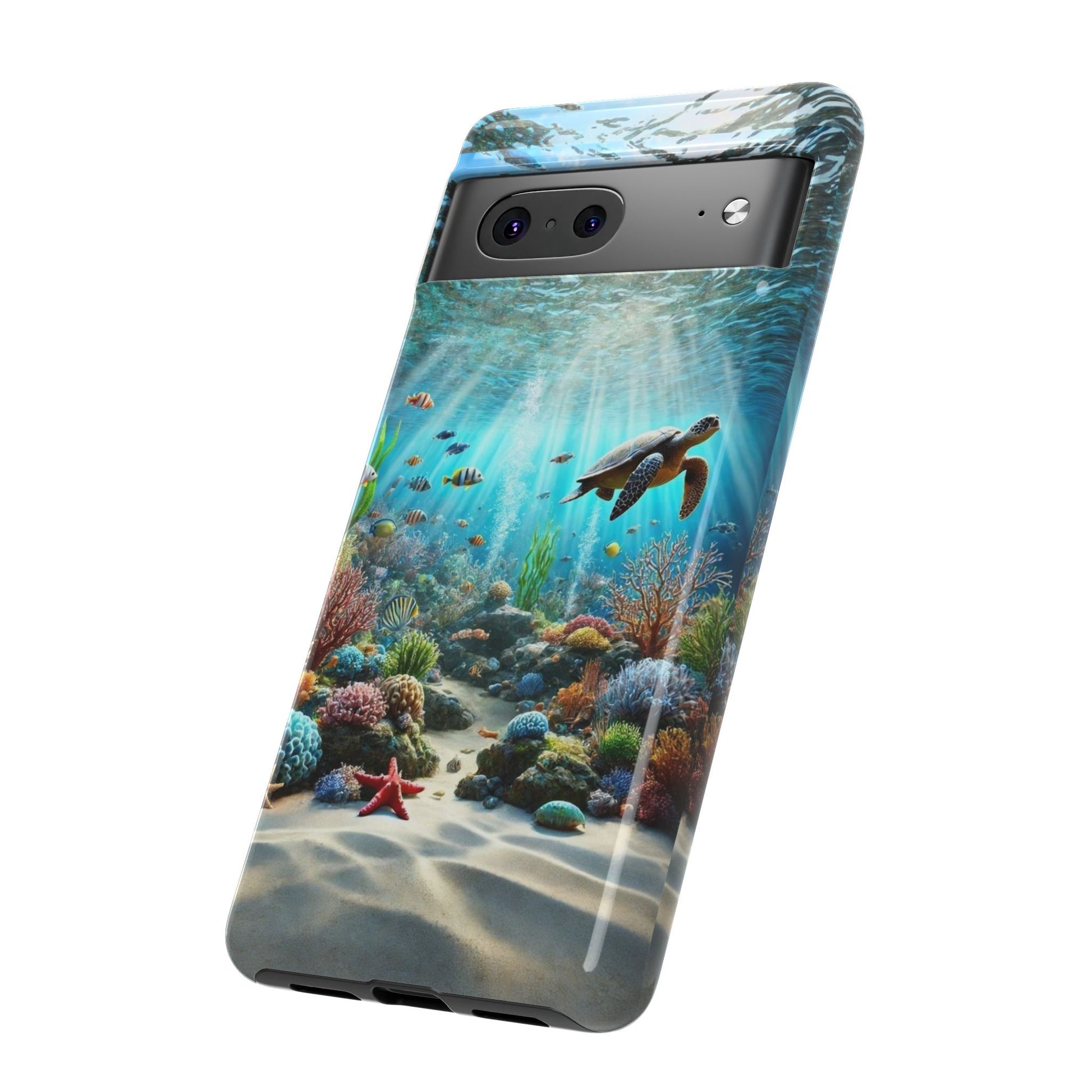 Under Sea Landscape Tough Cases for iPhones, Samsung, and Pixel
