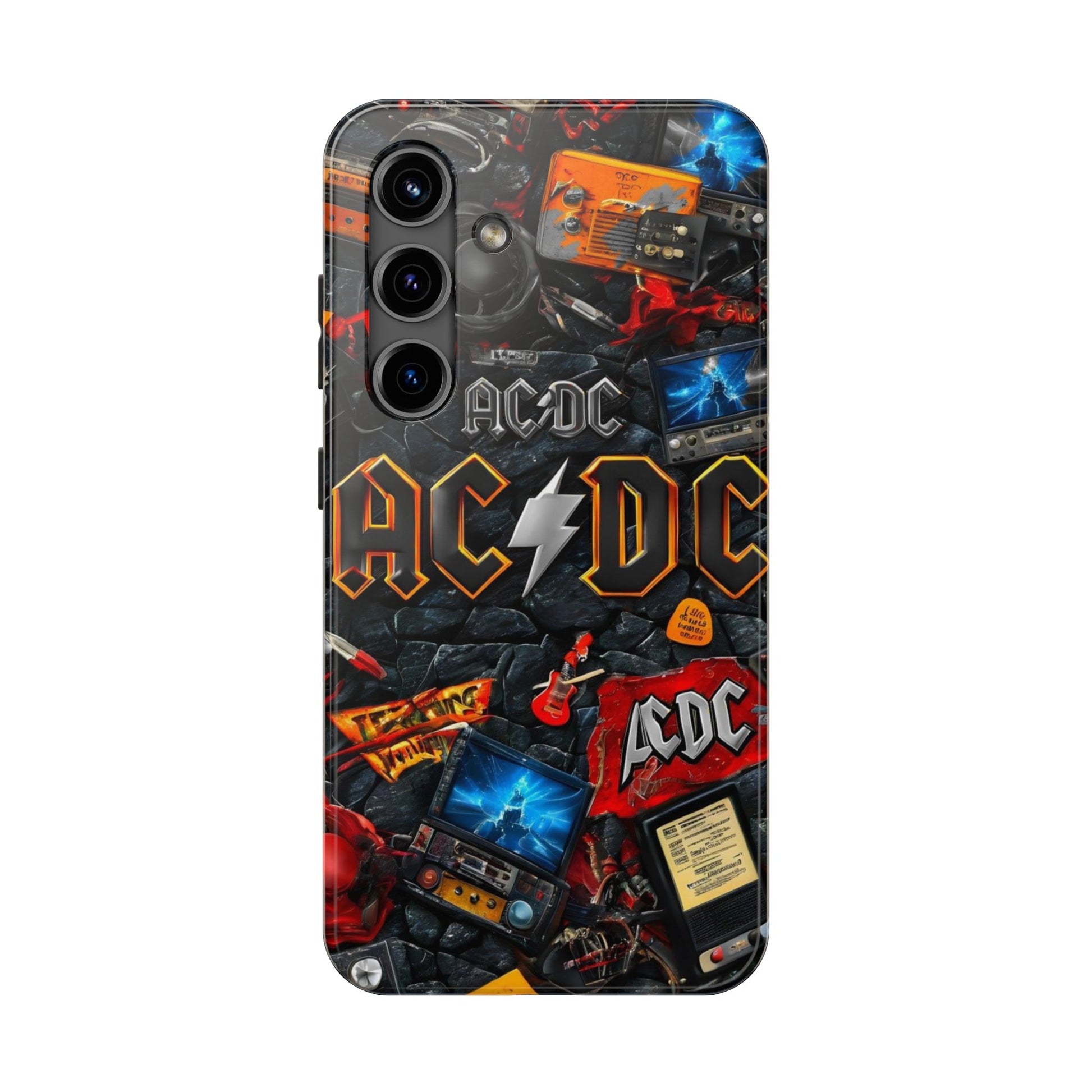 Rock Band AC/DC Theme Phone Cases for Iphones & Samsung Phones