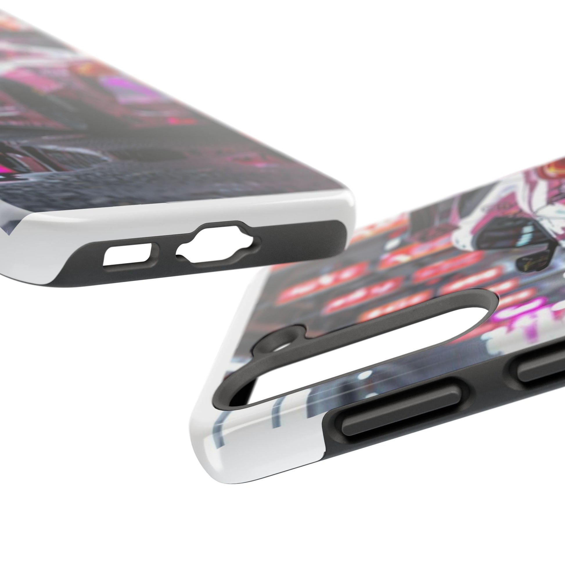 Pink Sports Car Tough Phone Cases for Iphones & Samsung Phones Durable