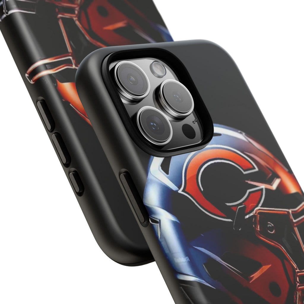 Football Helmet Chicago Bears Phone Case, Tough Cases for iPhones, Samsung, and Pixel