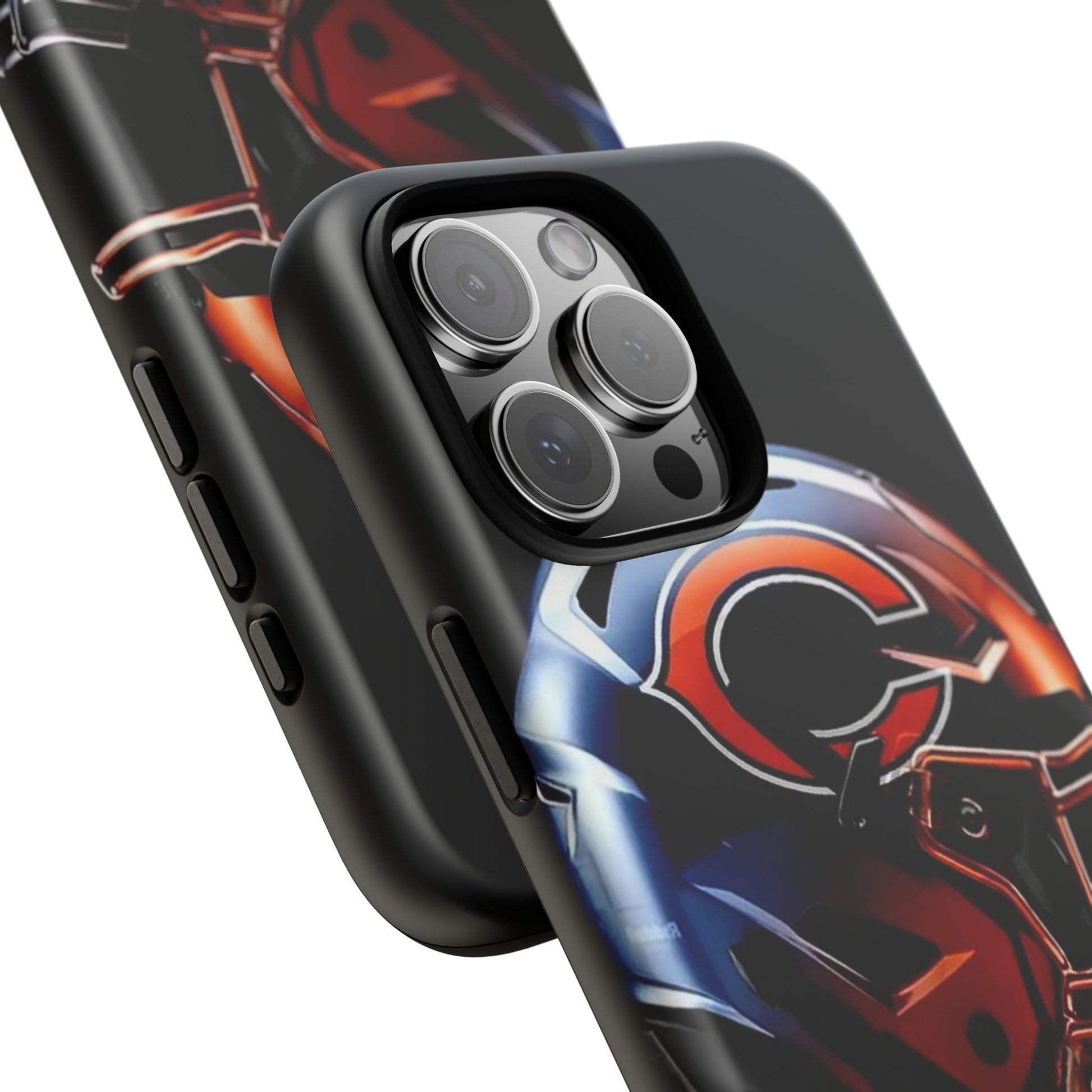 Football Helmet Chicago Bears Phone Case, Tough Cases for iPhones, Samsung, and Pixel