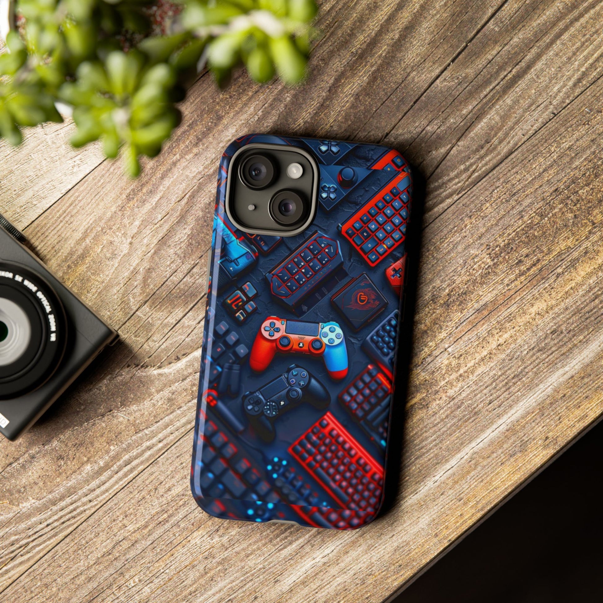 Gamer Themed Controllers Tough Cases for iPhones, Samsung, and Pixel