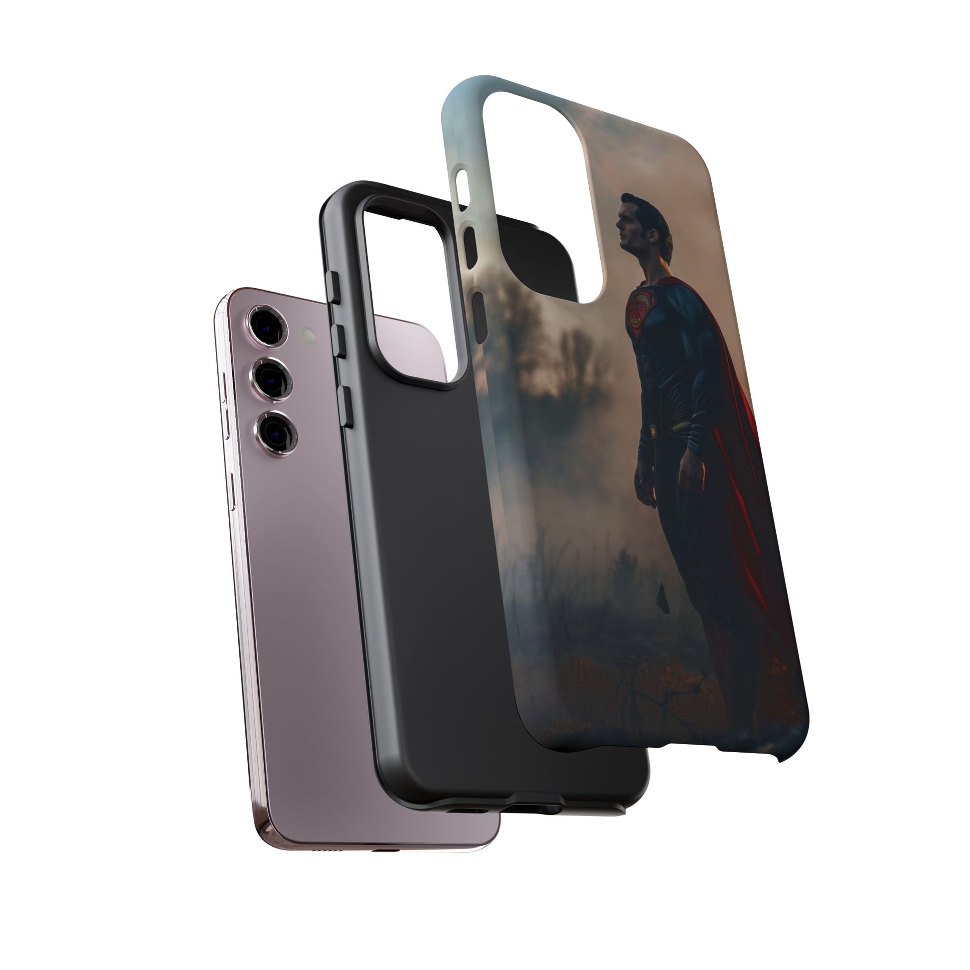 Henry Cavil Superman Tough Cases for iPhones, Samsung, and Pixel