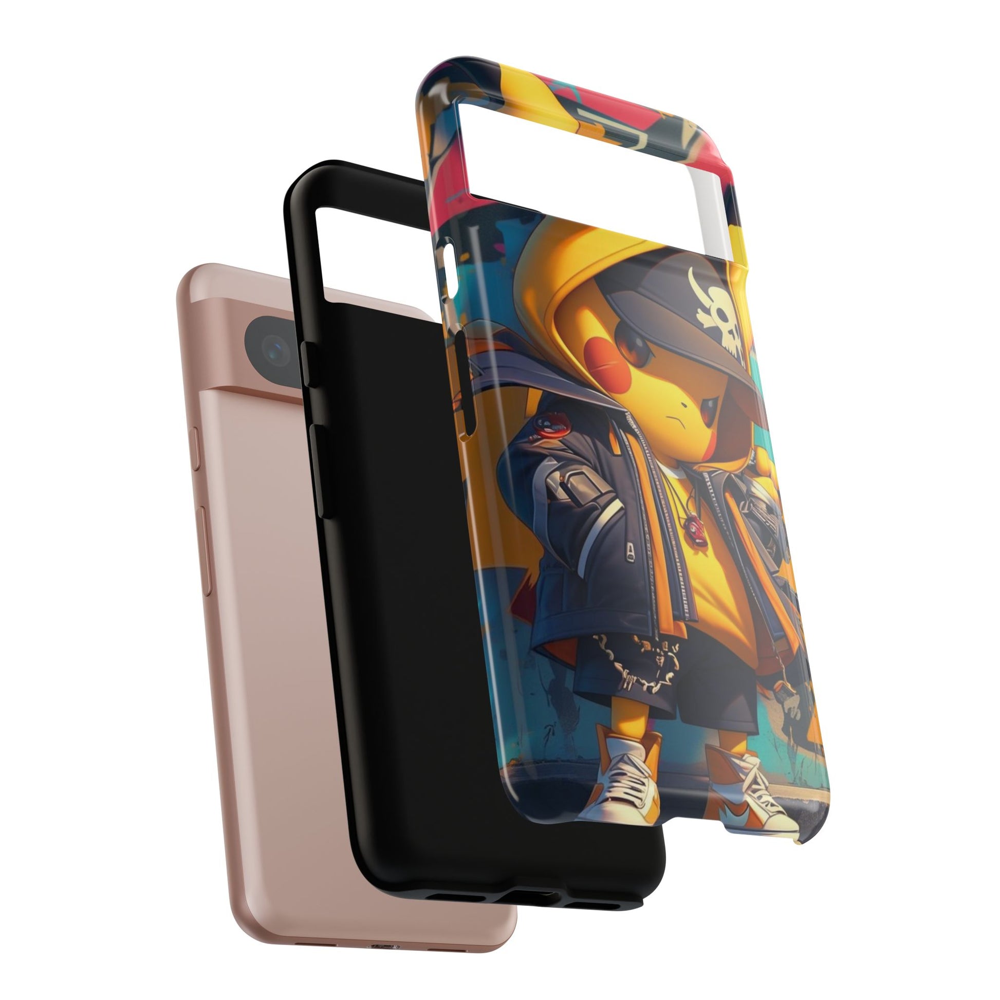 Cute Poke Bear Phone Case, Tough Cases for iPhones, Samsung, and Pixel
